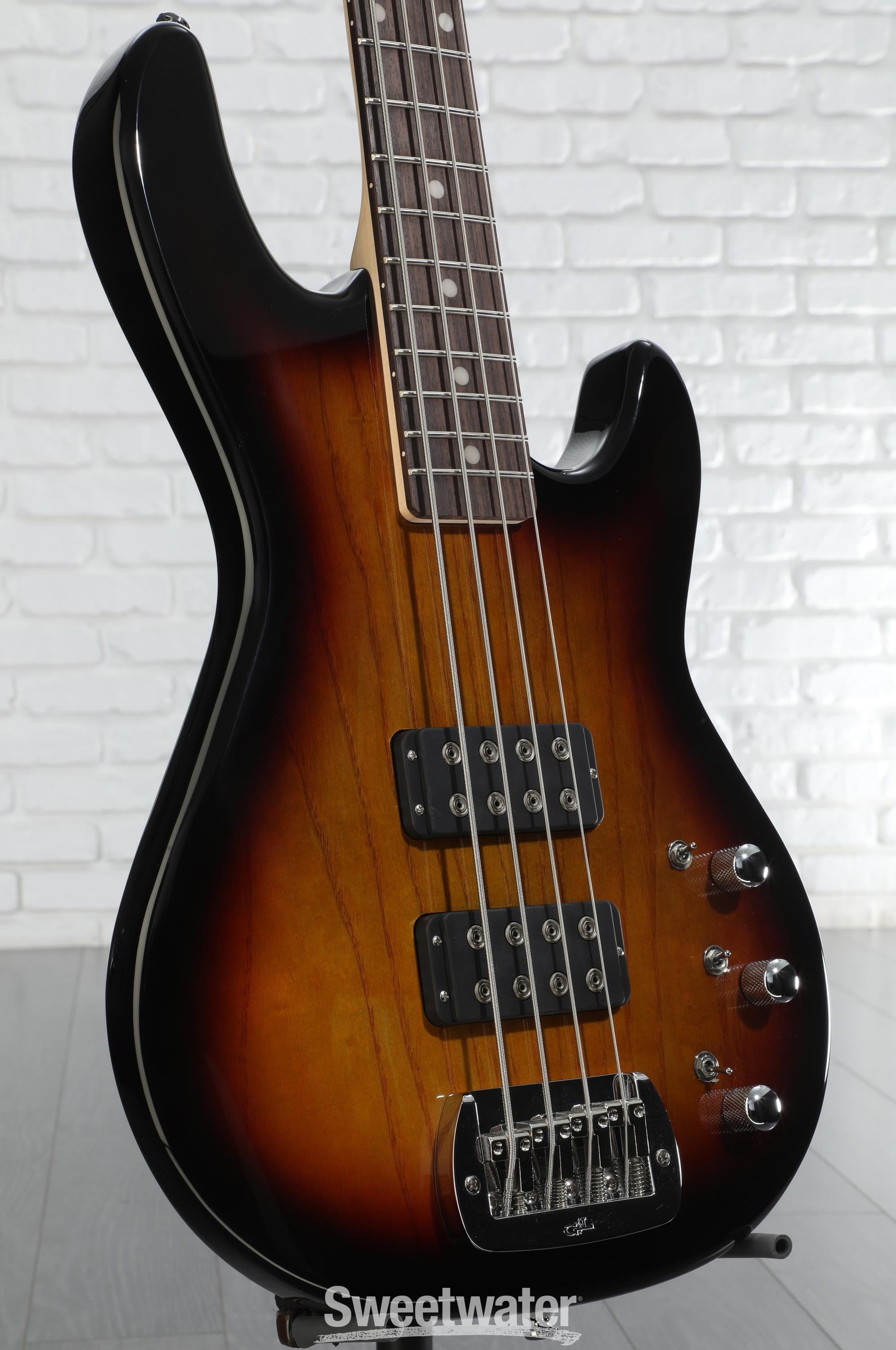 G&L Tribute L-2000 Bass Guitar - 3-tone Sunburst | Sweetwater