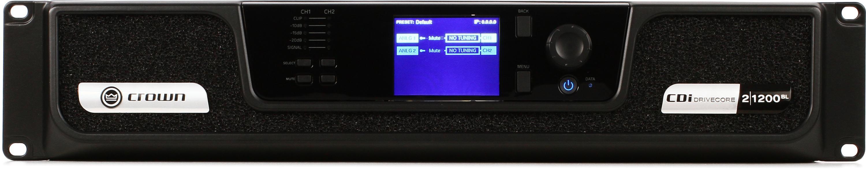 Photo of Crown CDi 2|1200BL 1,200-watt 2-channel 70V Power Amplifier with BLU Link