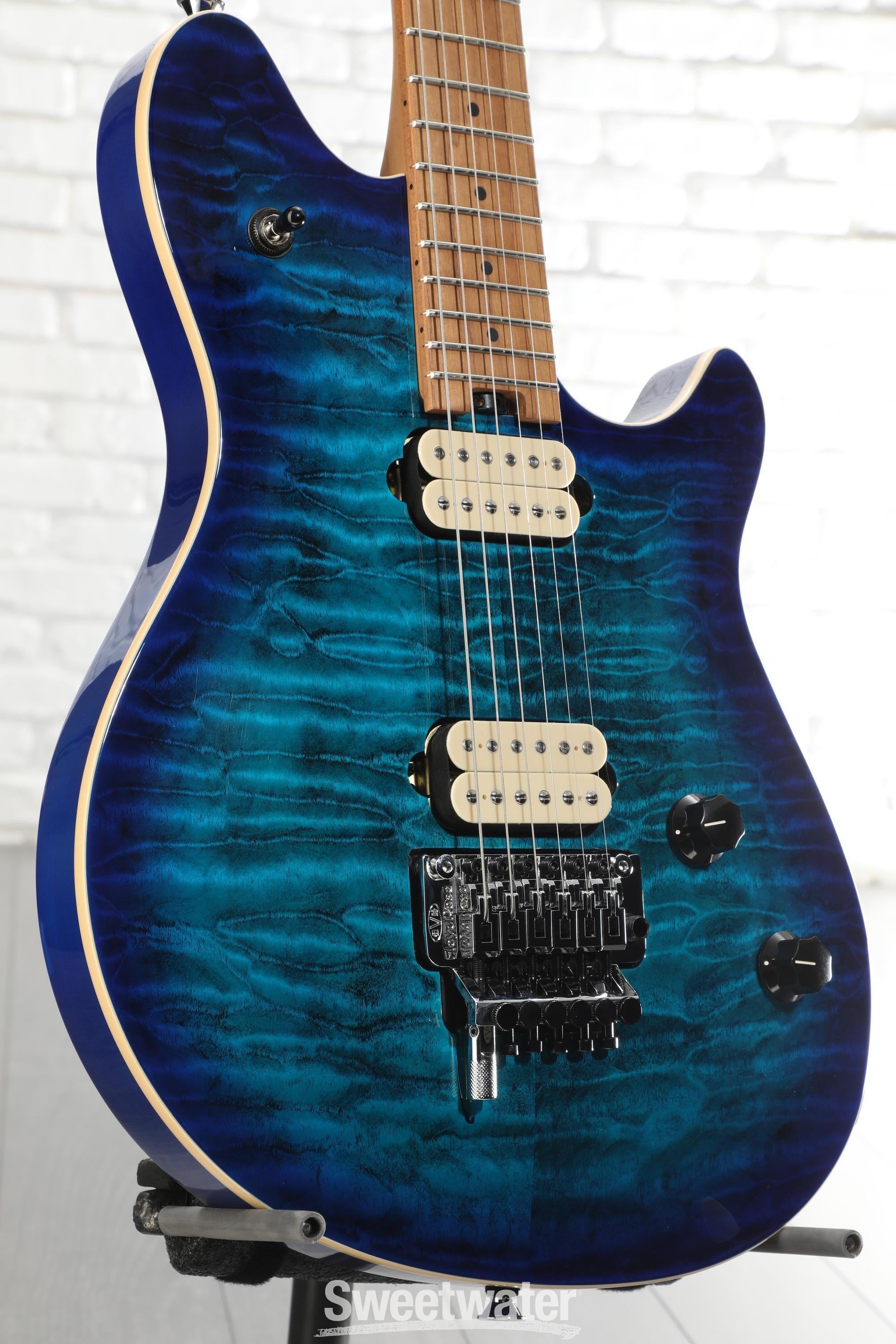 EVH Wolfgang Special QM Electric Guitar - Chlorine Burst with