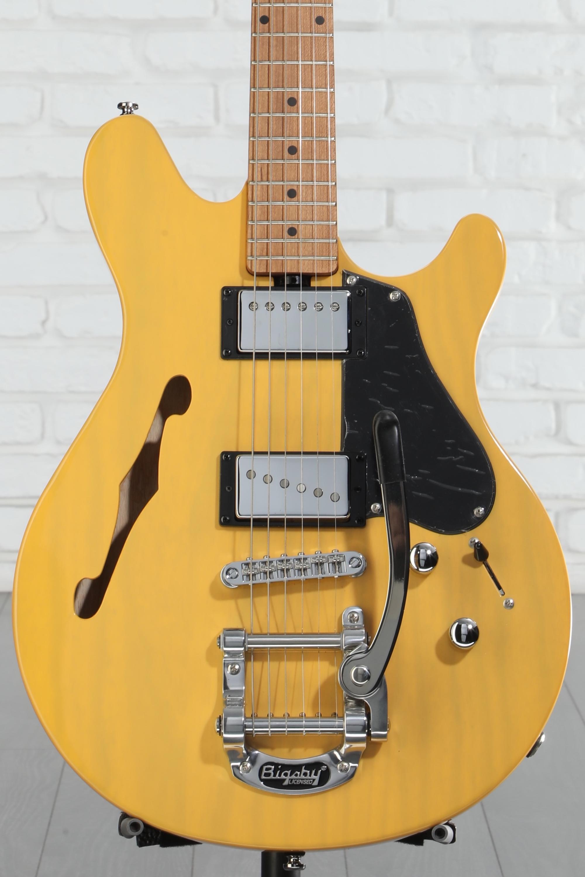 Sterling By Music Man Valentine Chambered Bigsby Electric