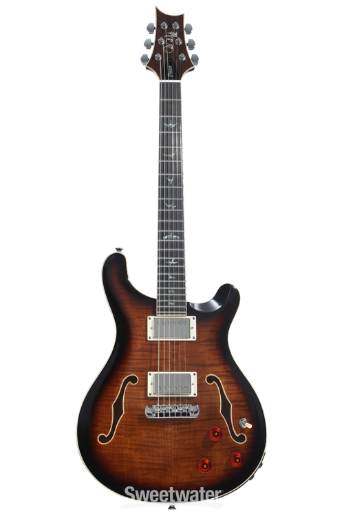 PRS SE Hollowbody II Piezo Electric Guitar - Black Gold