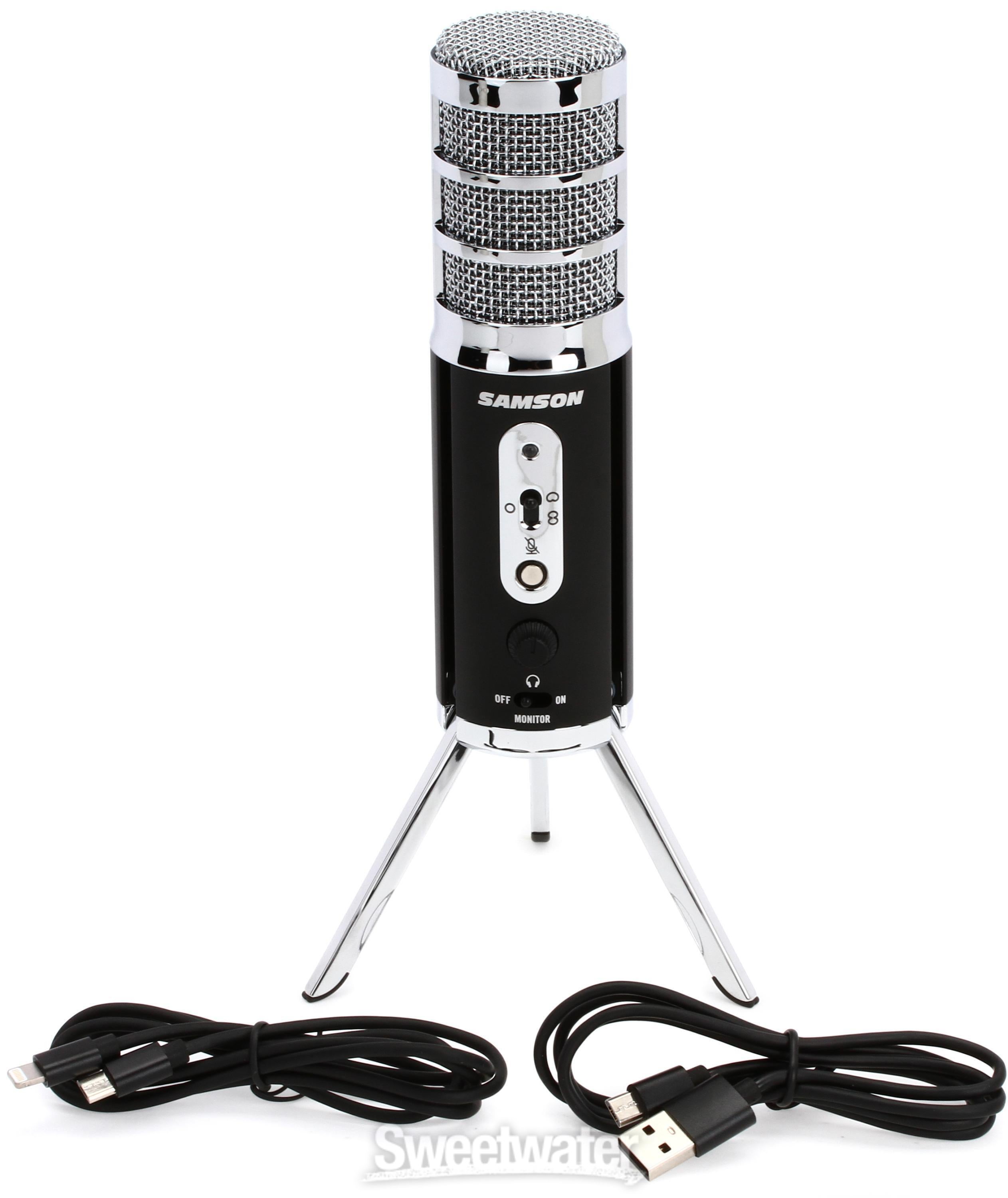 Samson Satellite Desktop USB/iOS Broadcast Microphone | Sweetwater