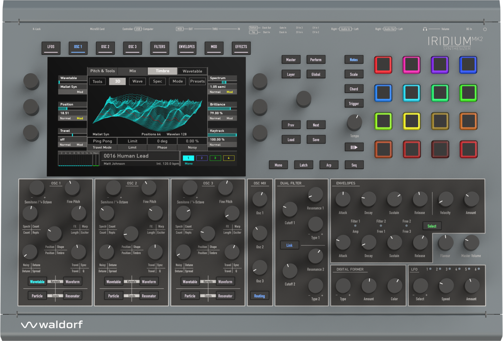 Photo of Waldorf Iridium MK2 Digital Polyphonic Desktop Synthesizer