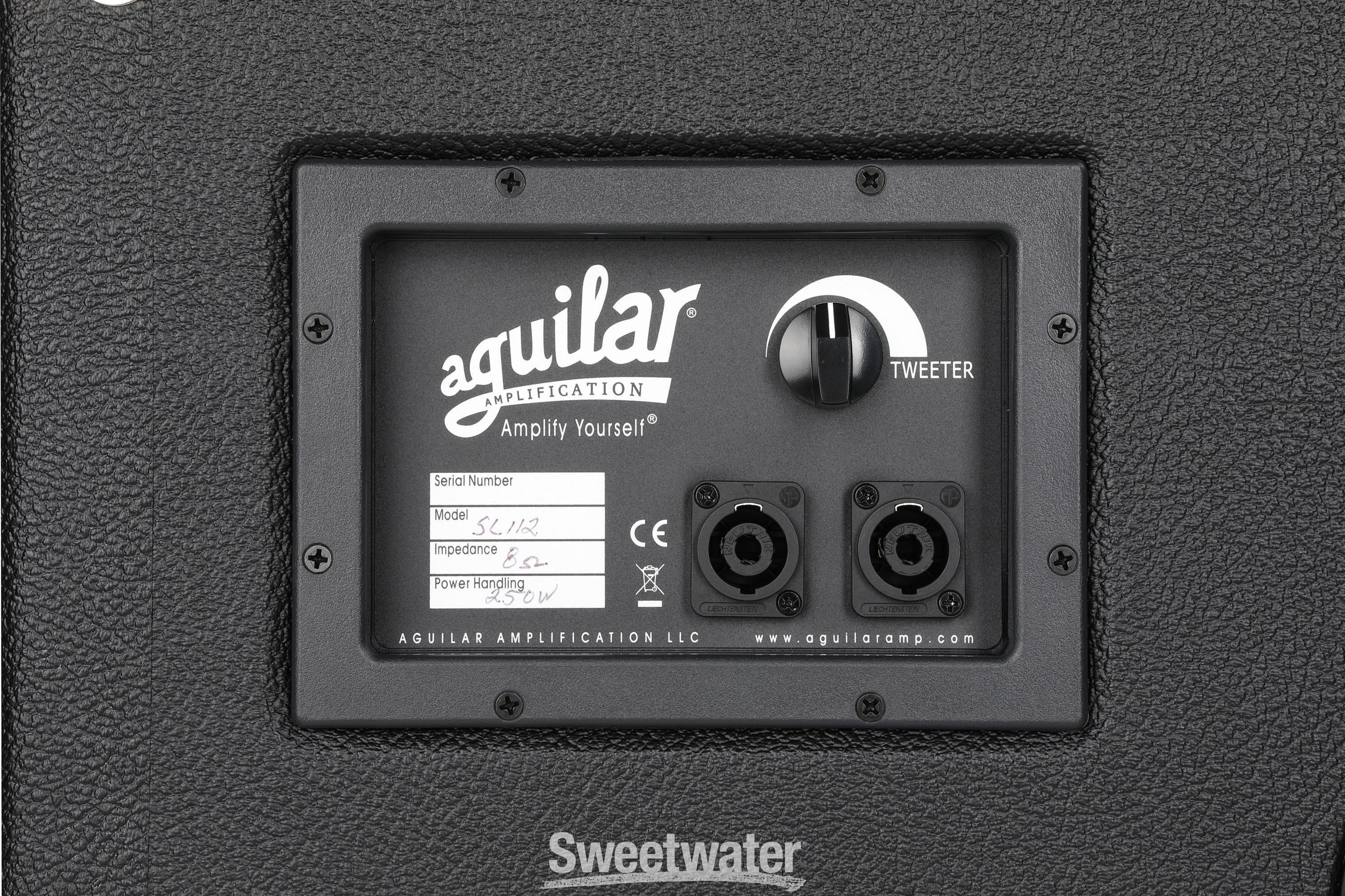 Aguilar SL 112 - 1 x 12-inch 250-watt Bass Cabinet - Black 