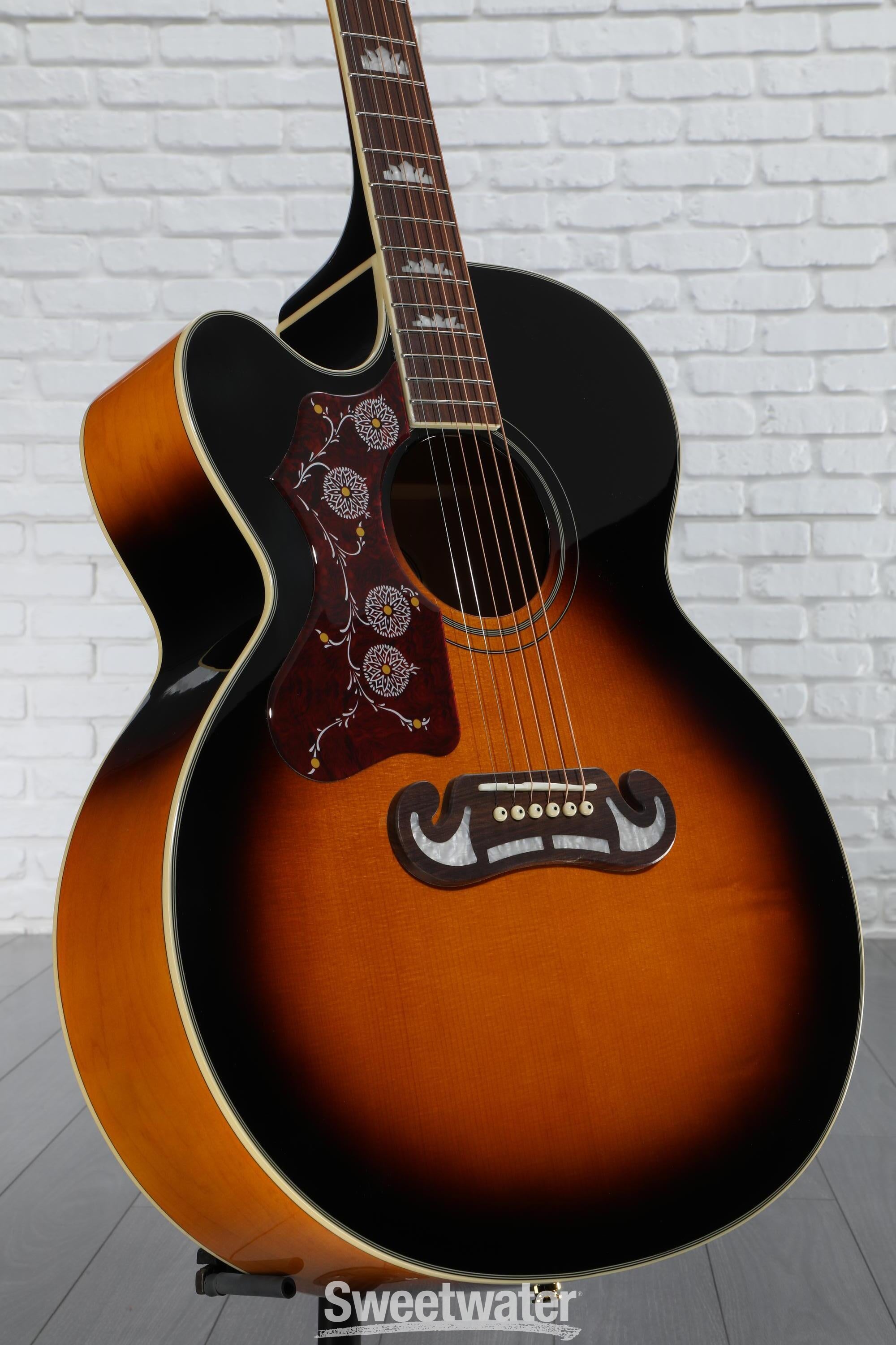 Epiphone J-200EC Studio Left-handed Acoustic-Electric Guitar