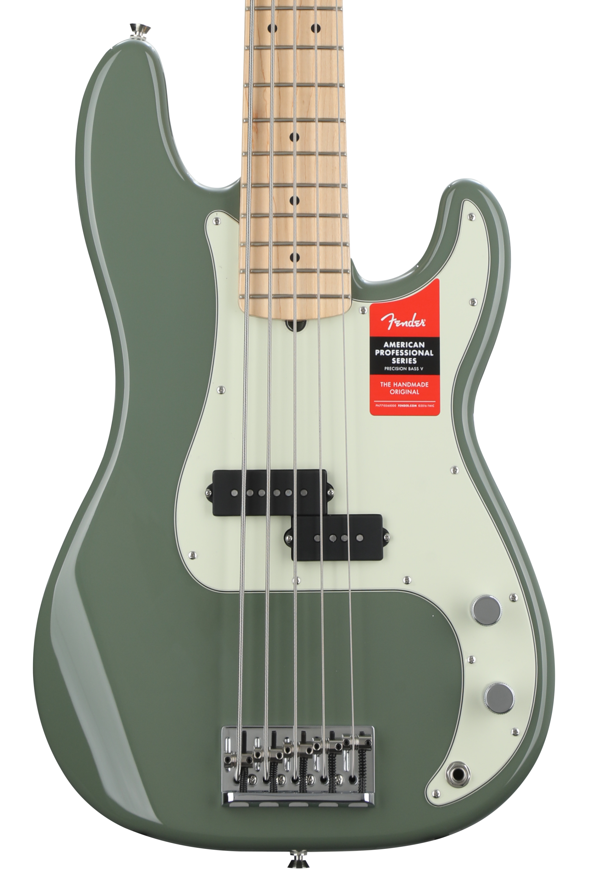 Fender American Professional Precision Bass V - Antique Olive with