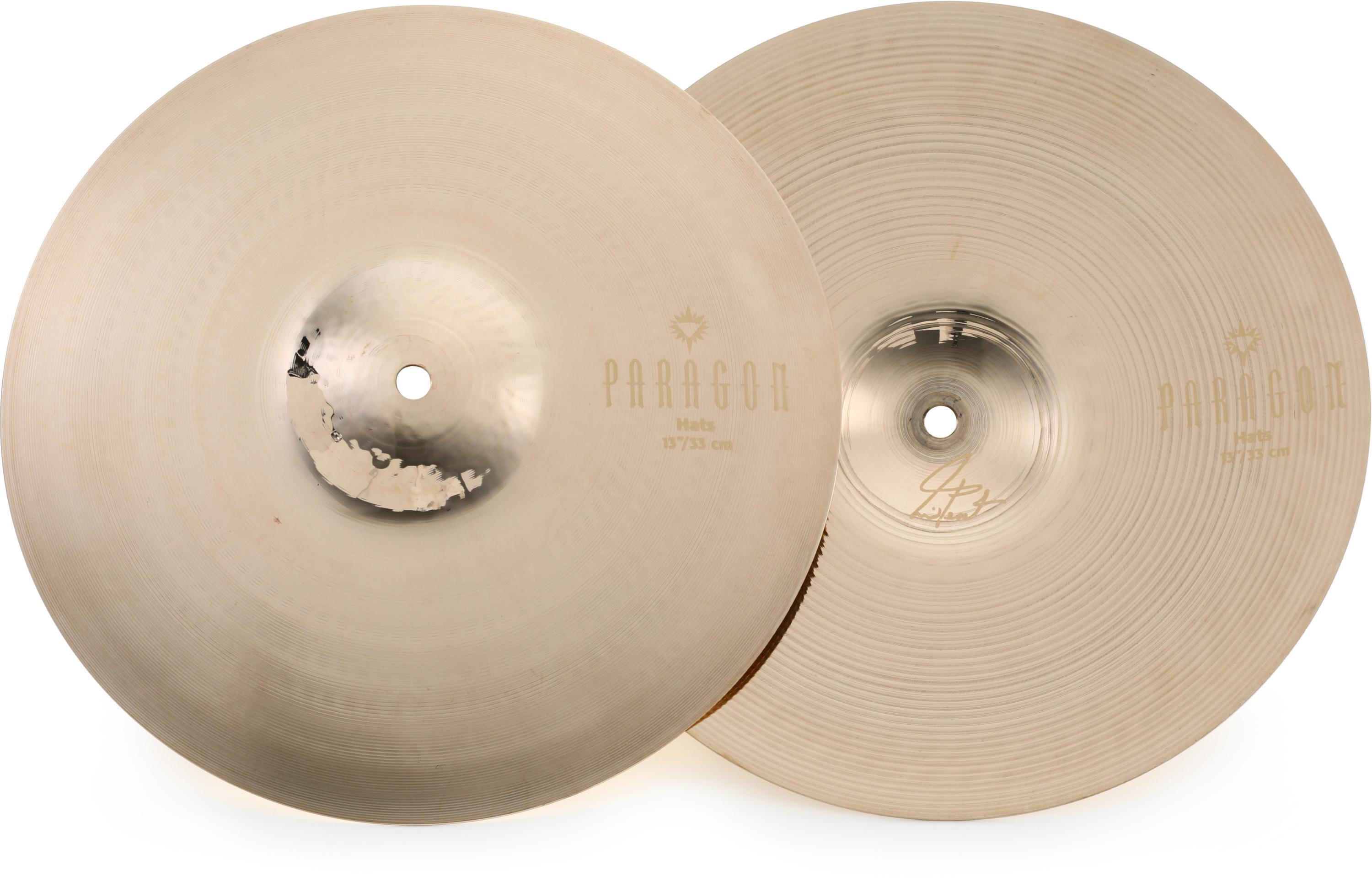 Sabian 13-inch Paragon Hi-hat Cymbals - Brilliant Finish | Sweetwater