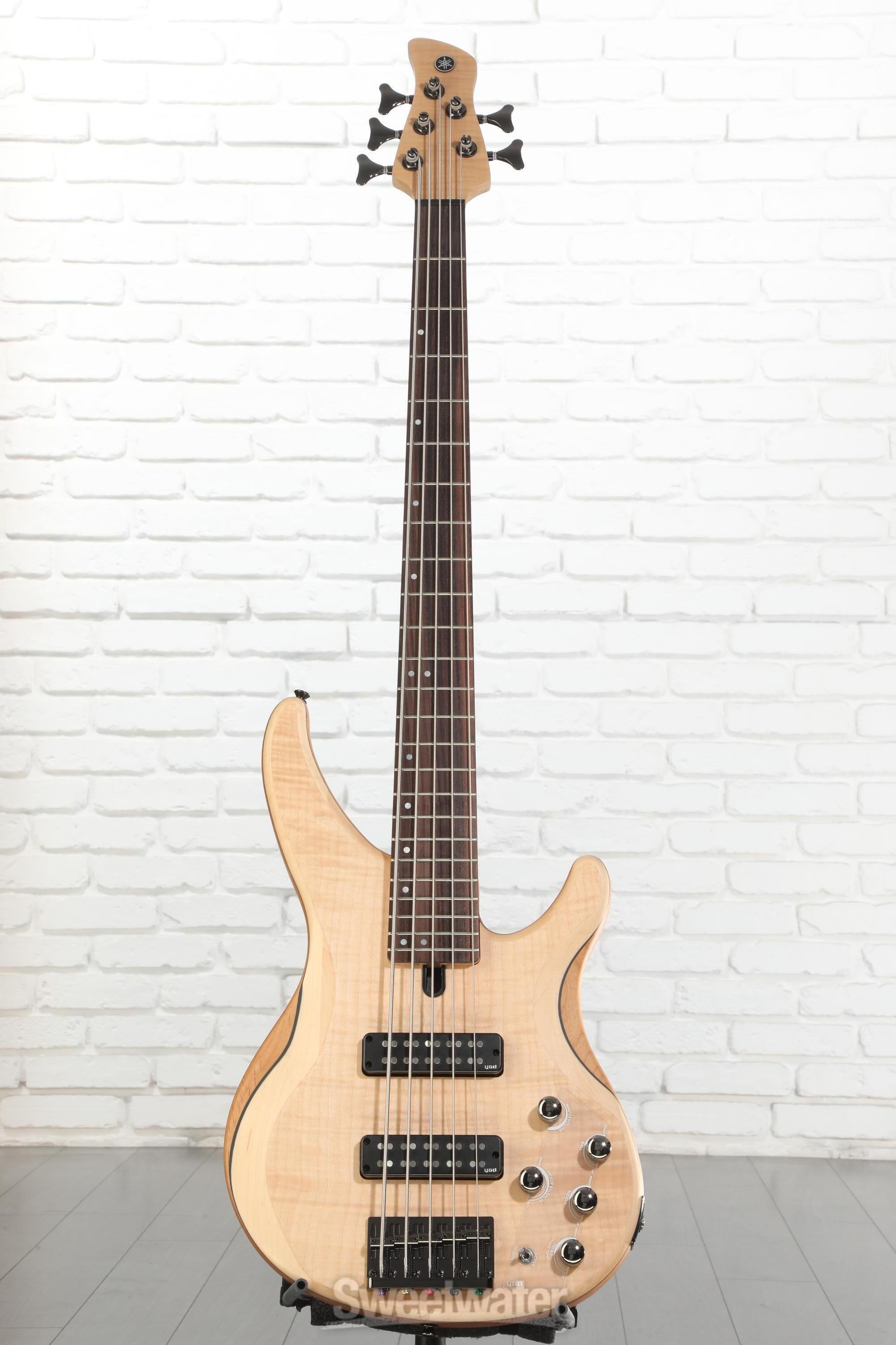 Yamaha TRBX605FM 5-string Bass Guitar - Natural Satin | Sweetwater