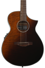 Photo of Ibanez AEWC32FM Acoustic-Electric Guitar - Amber Sunset Fade