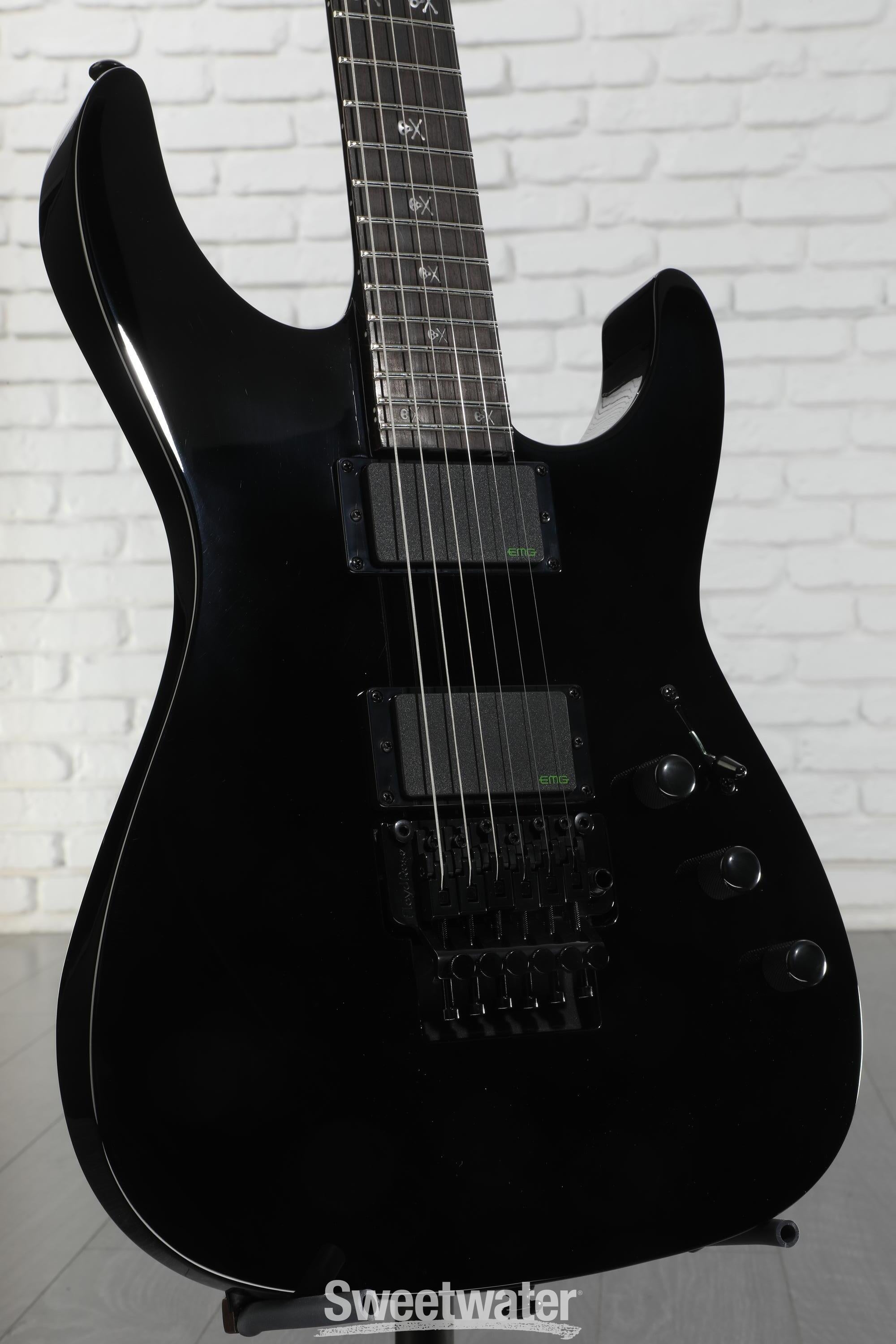 LTD KH-602 Black エレキギター ESP LTD Kirk Hammett Signature KH-602 - Black | Sweetwater