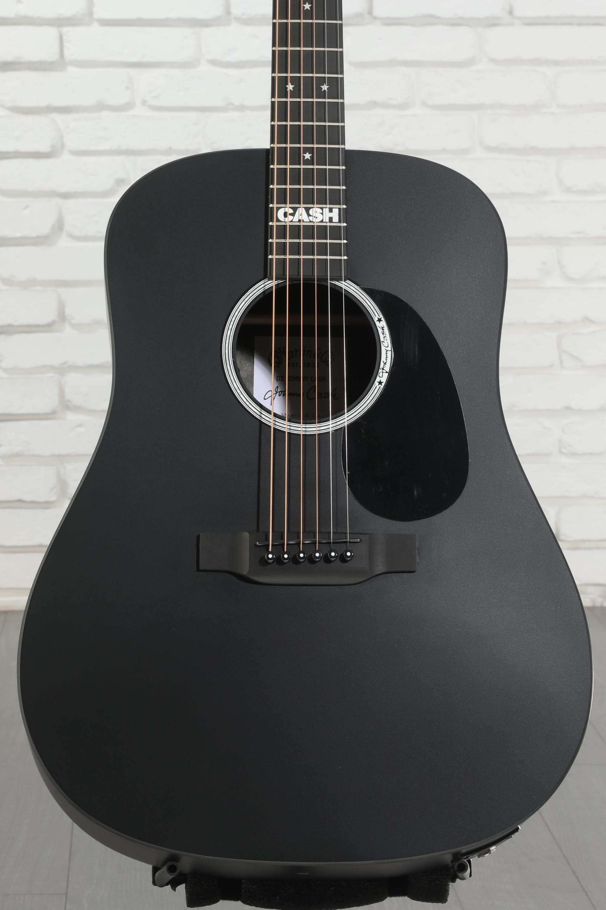 Martin DX Johnny Cash - Jet Black | Sweetwater