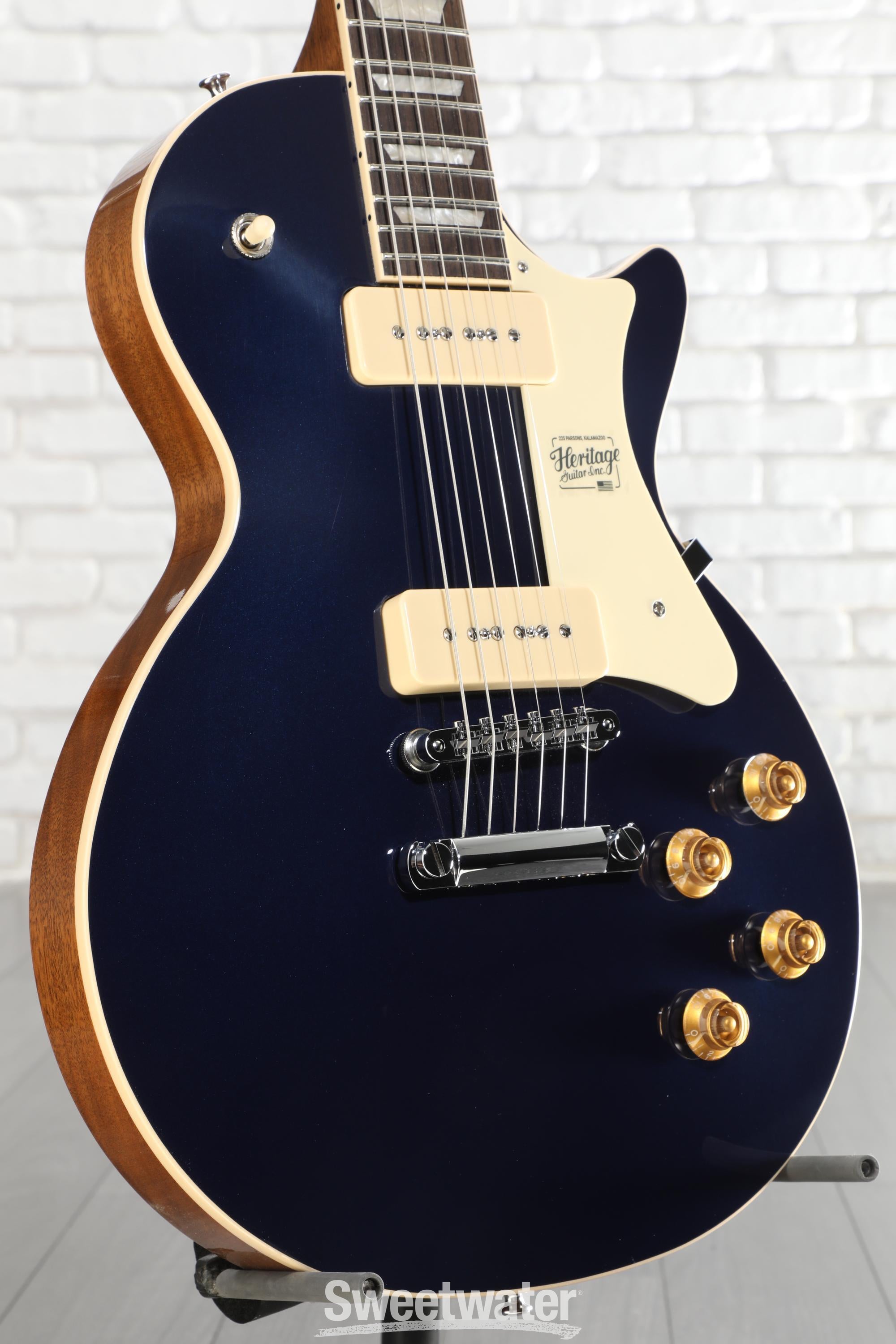 Photo of Heritage Standard II H-150 P90 Electric Guitar - Midnight Blue