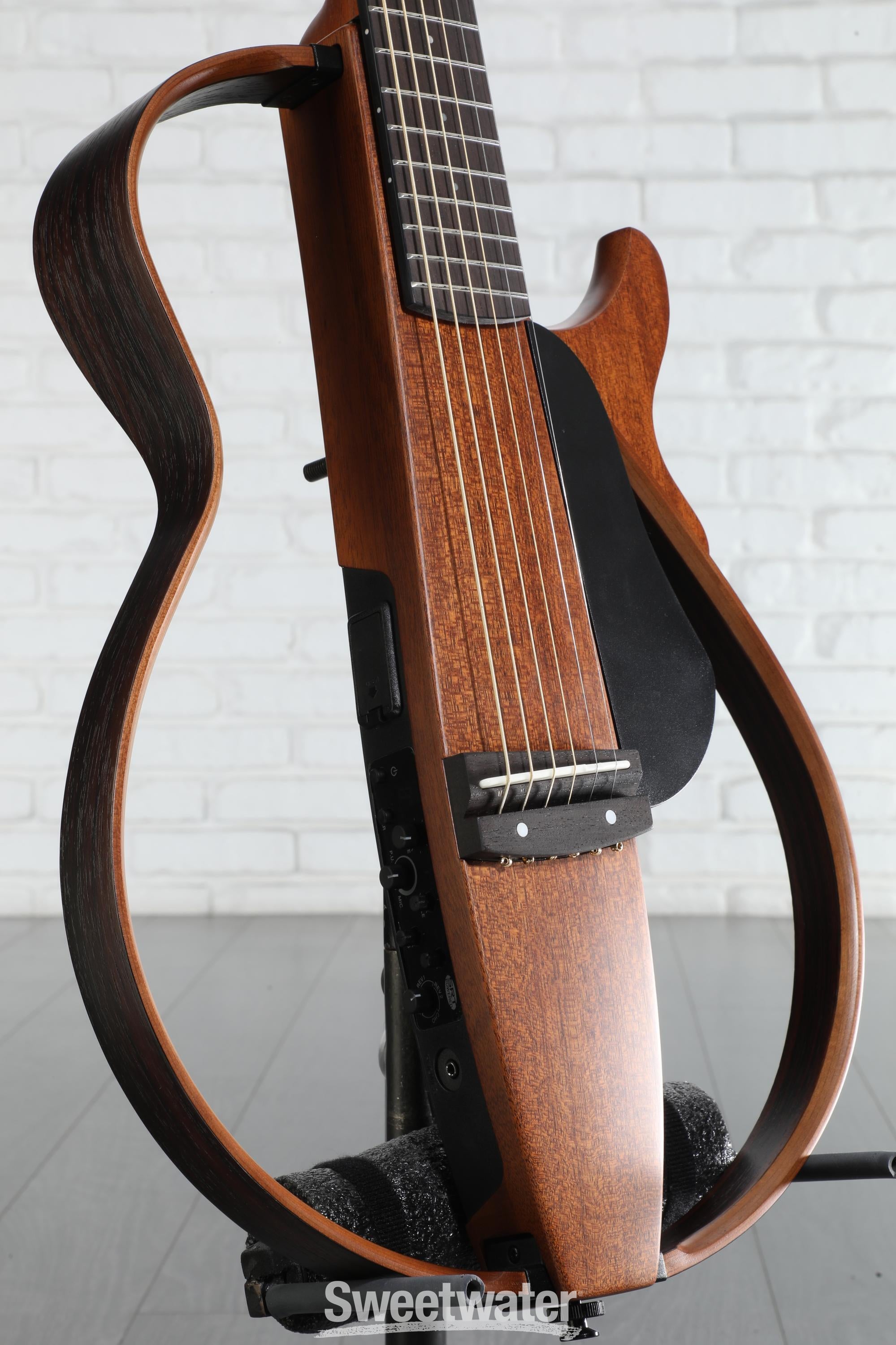 【美品】YAMAHA SLG200S NT Natural Yamaha SLG200S Silent Guitar - Natural | Sweetwater