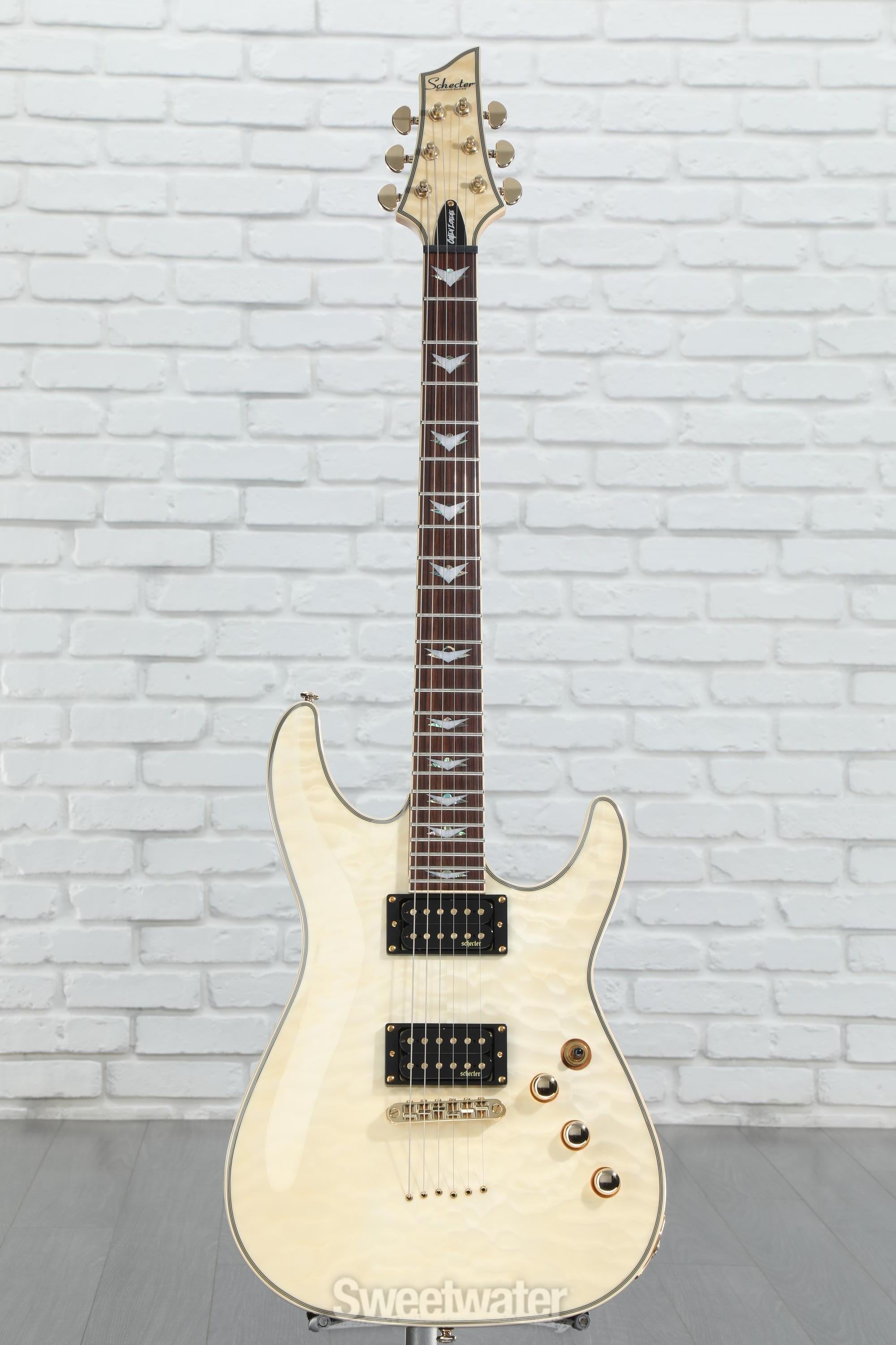 Schecter Omen Extreme-6 Electric Guitar - Natural | Sweetwater Schecter Omen Extreme-6 Electric Guitar - Natural | Sweetwater
