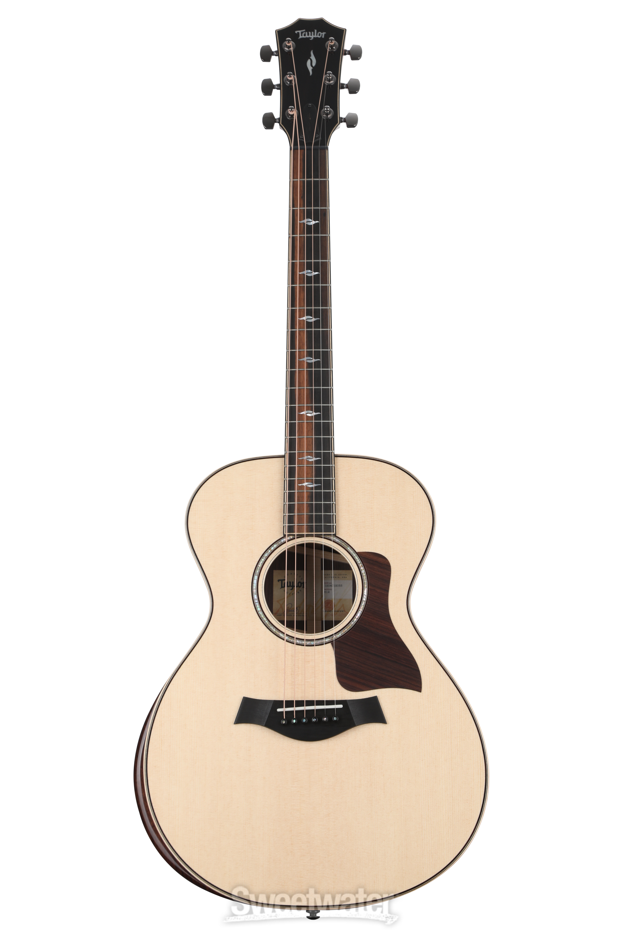 Taylor 812 V-class Acoustic Guitar - Natural with Radiused Armrest