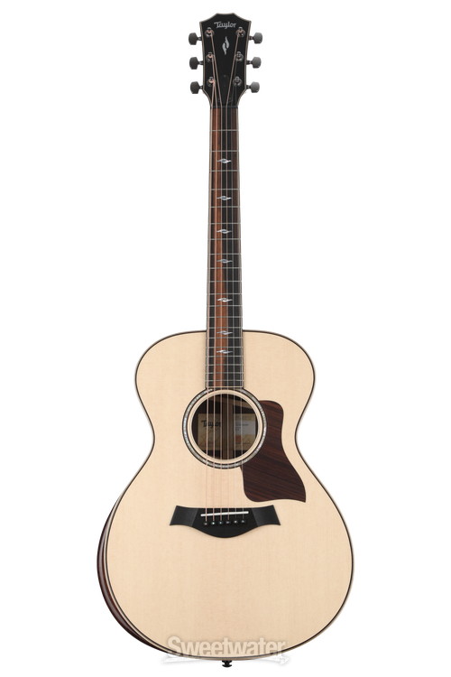 Taylor 812 V-class Acoustic Guitar - Natural with Radiused Armrest
