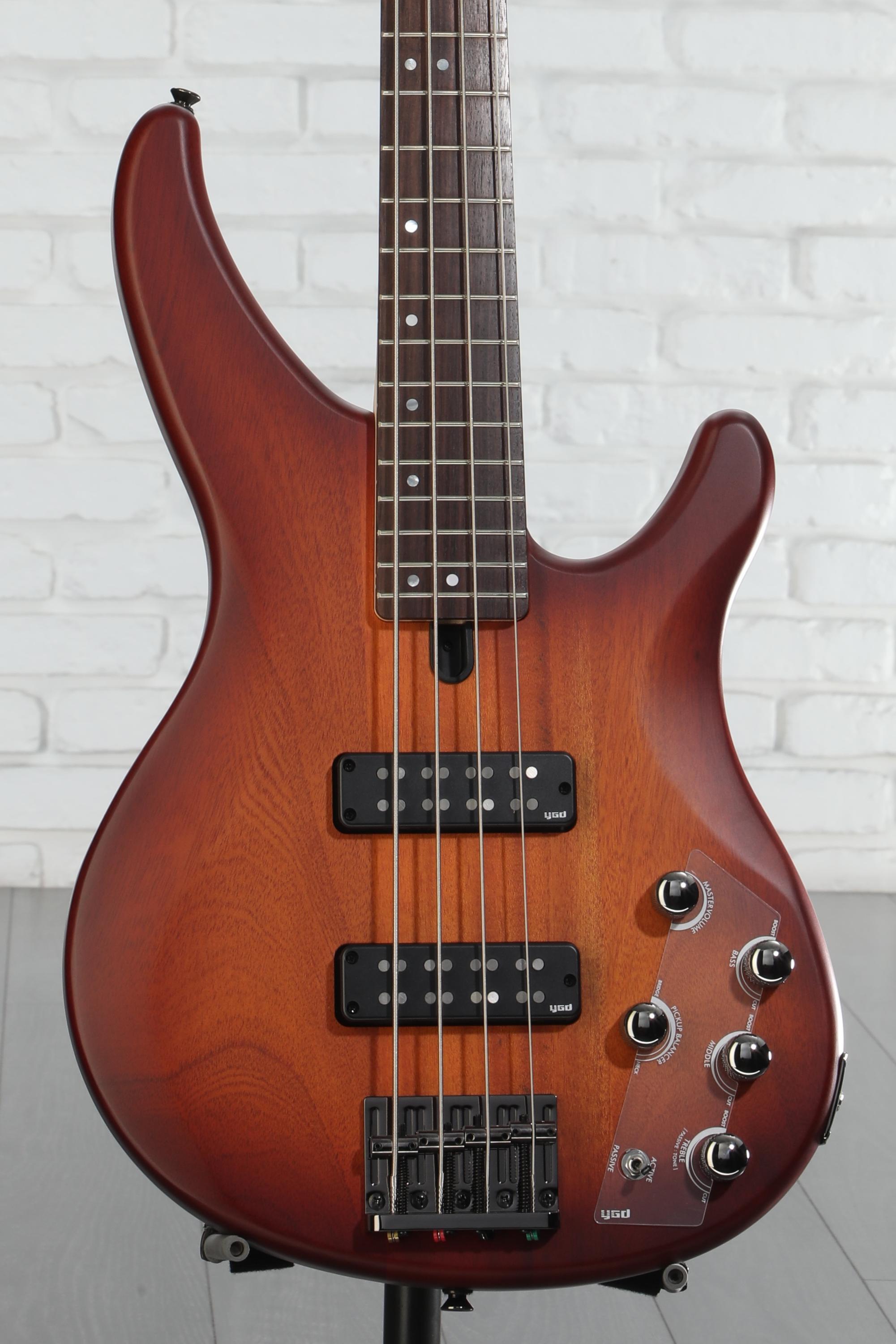Yamaha TRBX504 4-string Bass Guitar - Brick Burst | Sweetwater