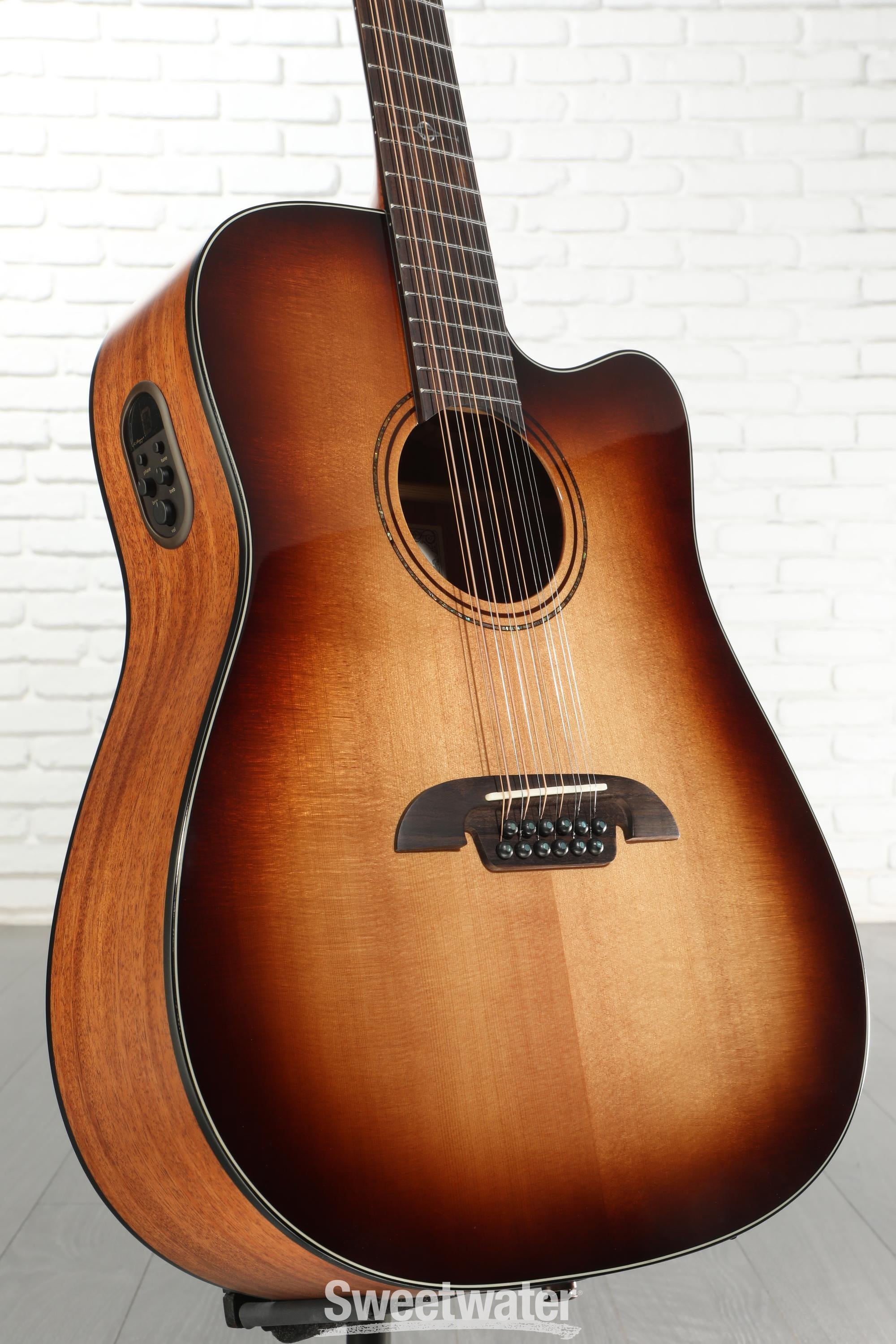 Photo of Alvarez AD60CE Artist Series 12-string Acoustic-electric Guitar - Shadowburst