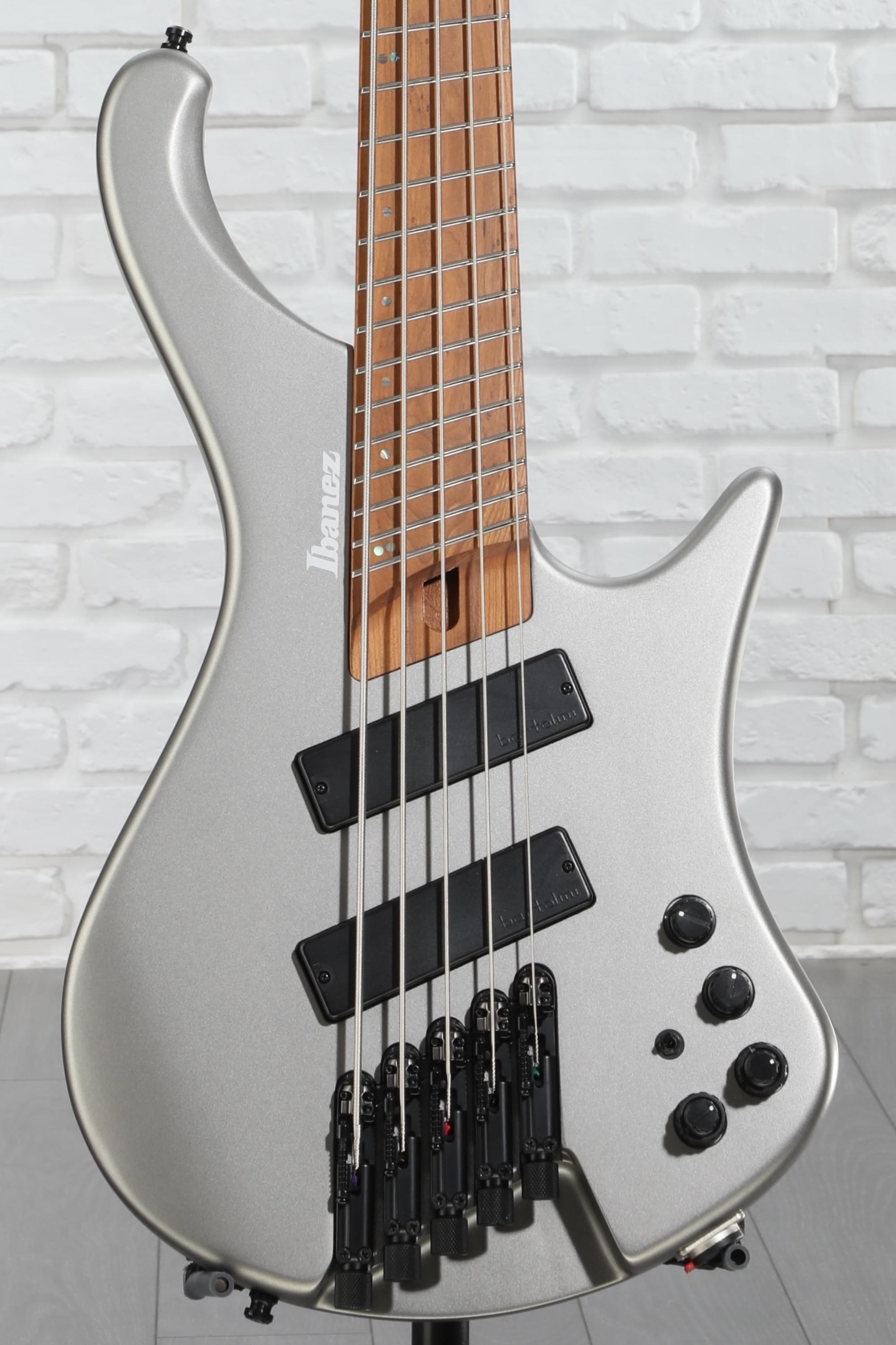 Ibanez Bass Workshop EHB1005SMS Bass Guitar - Metallic Gray Matte