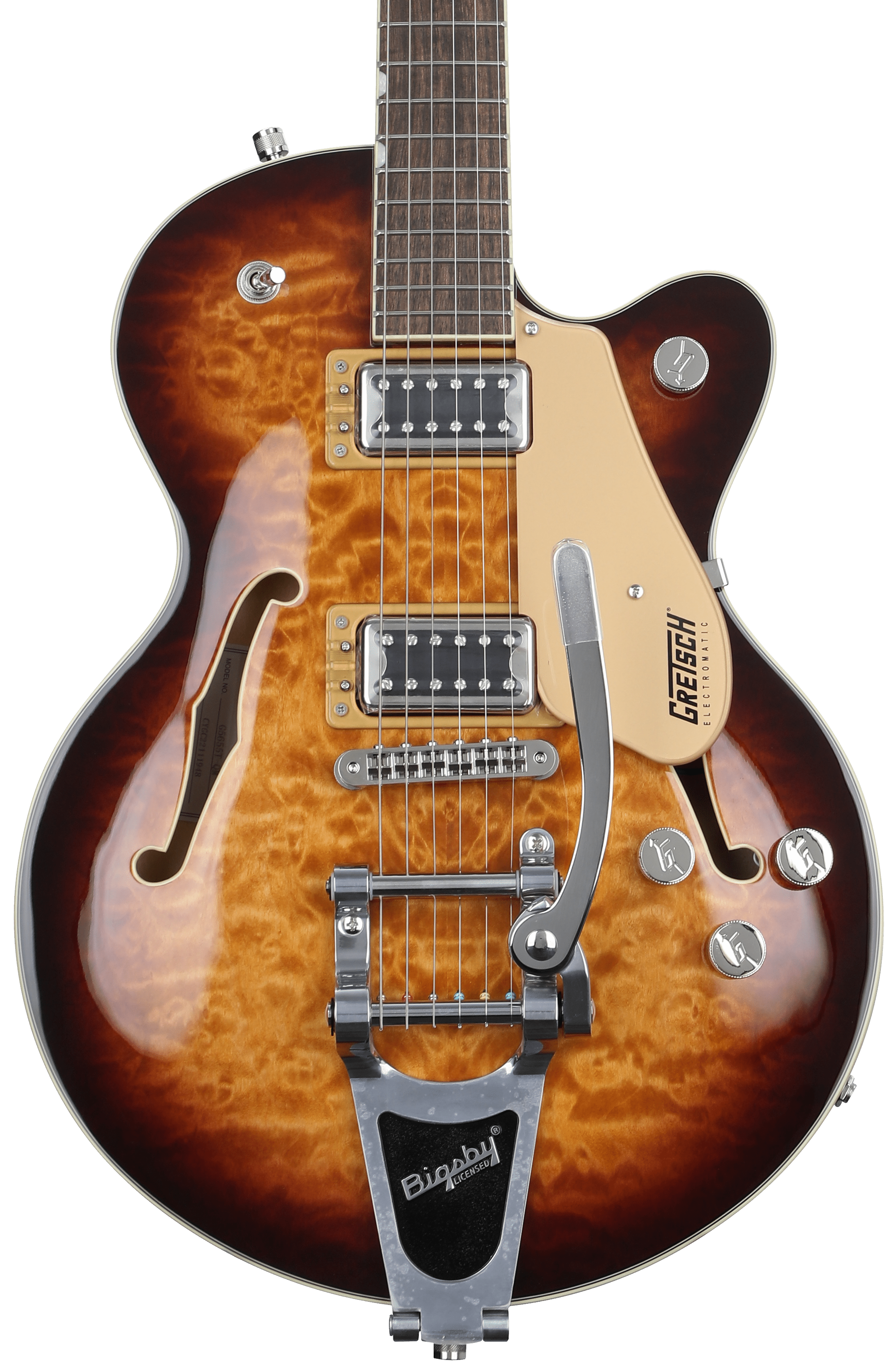 Gretsch G5655T-QM Electromatic Center Block Jr. Quilt Semi