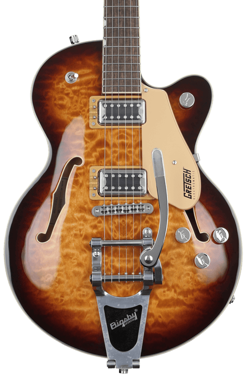 Gretsch G5655T-QM Electromatic Center Block Jr. Quilt Semi-hollowbody  Electric Guitar - Sweet Tea