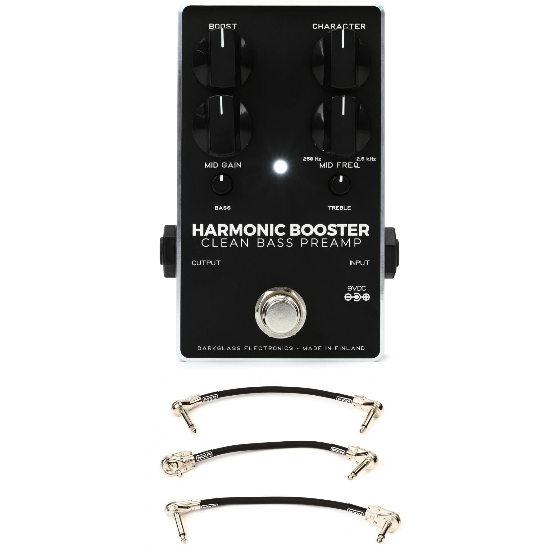 Darkglass Harmonic Booster Clean Bass Preamp Pedal with 3 Patch