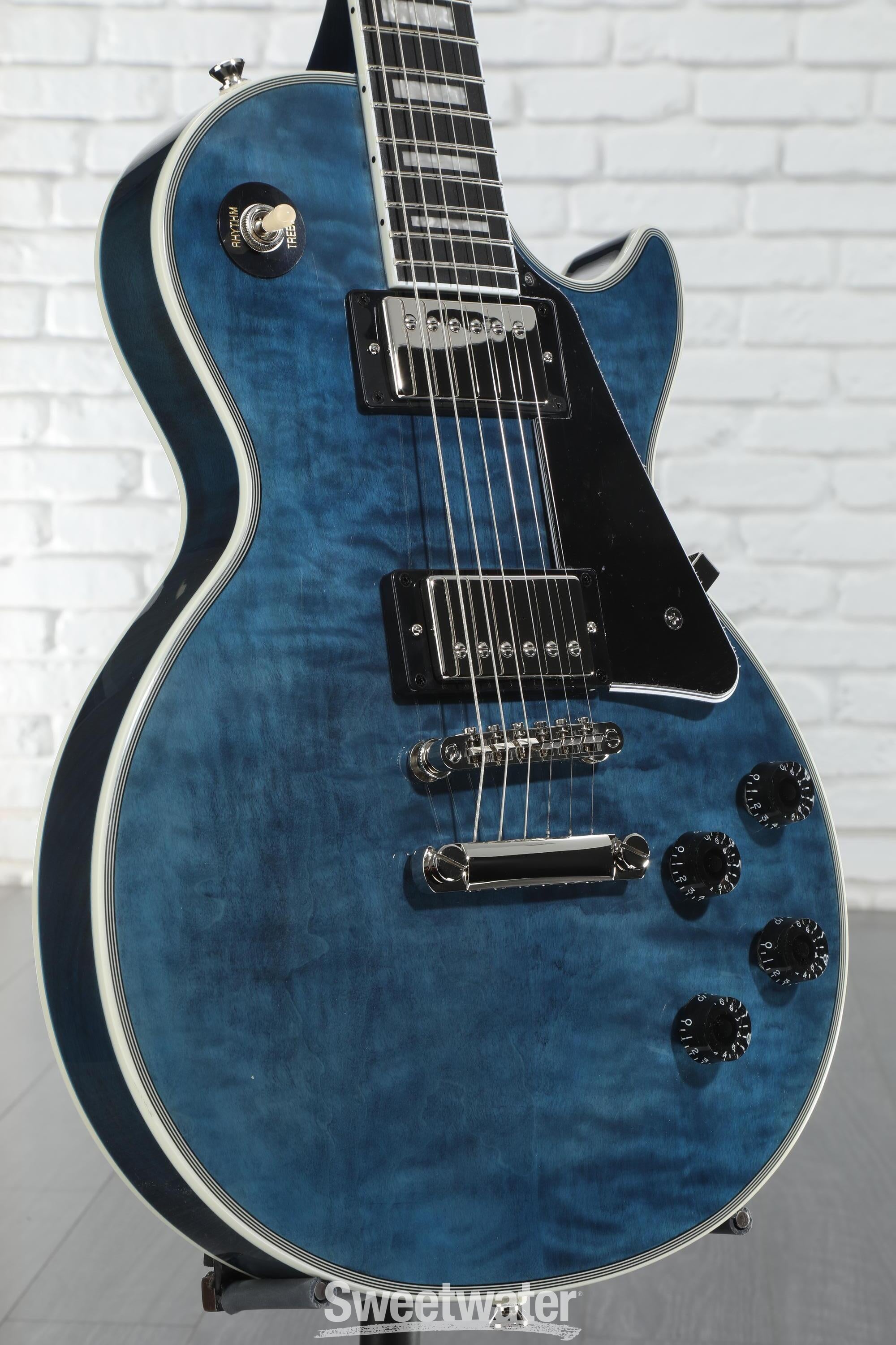 ギター Epiphone Les Paul Quilt Viper Blue Epiphone Les Paul Custom Quilt Viper Blue | MUSIC STORE