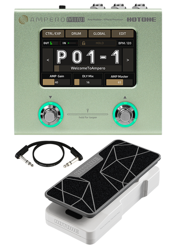 [中古]Hotone Ampero Mini MP-50MC Matcha Hotone Ampero Mini Amp Modeler and Effects Processor - Matcha