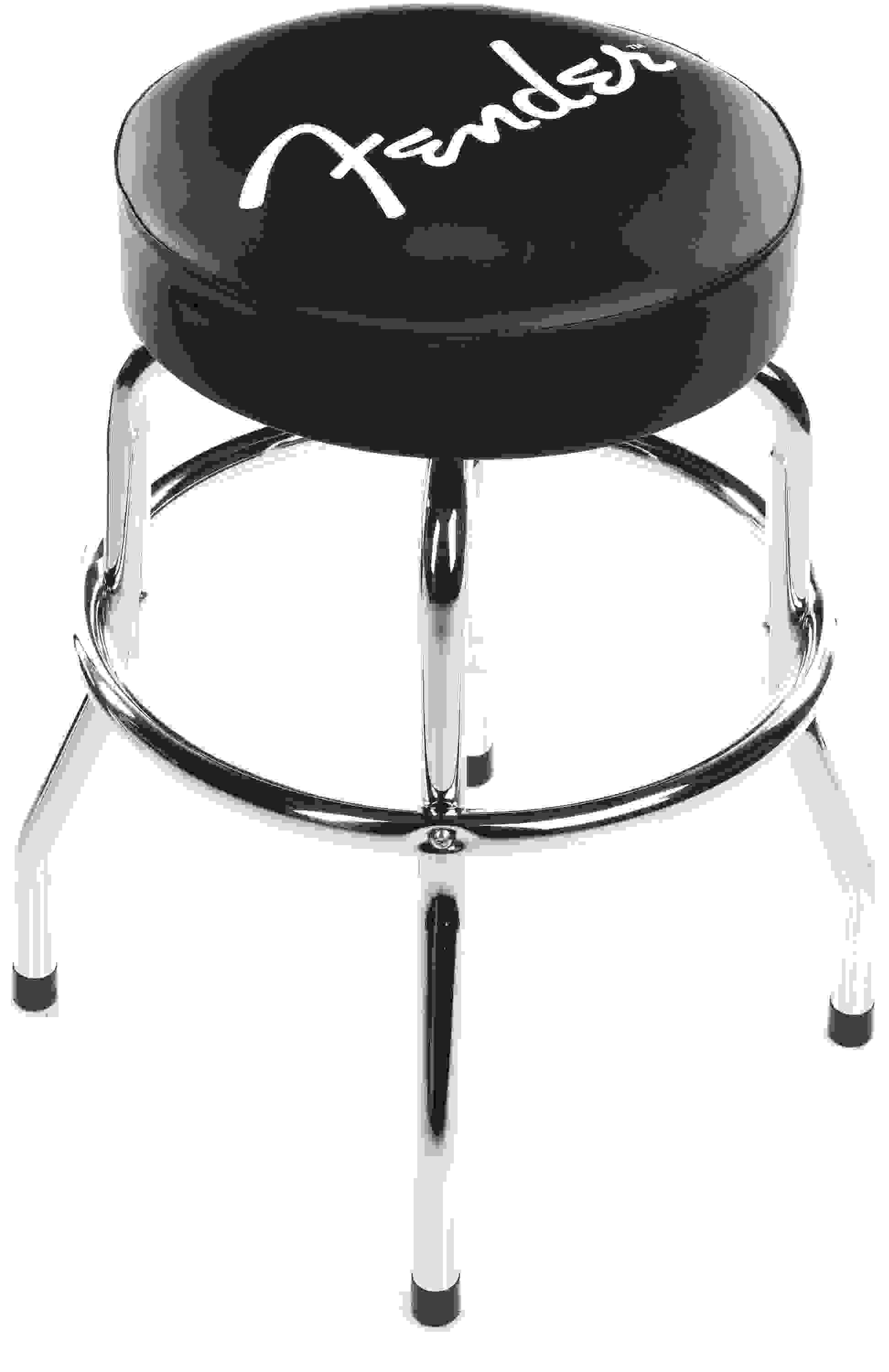 Fender Spaghetti Logo Pick Holder Barstool - 24-inch