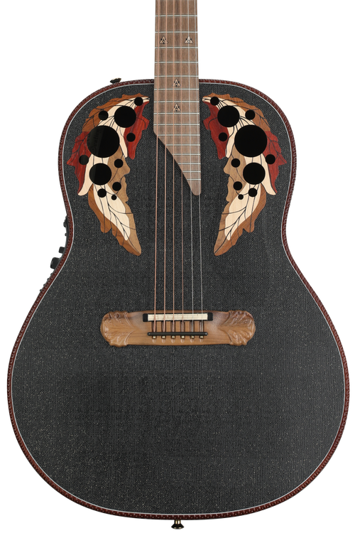 Adamas I 1687GT-5 Deep Contour Acoustic-electric Guitar - Black - Sweetwater