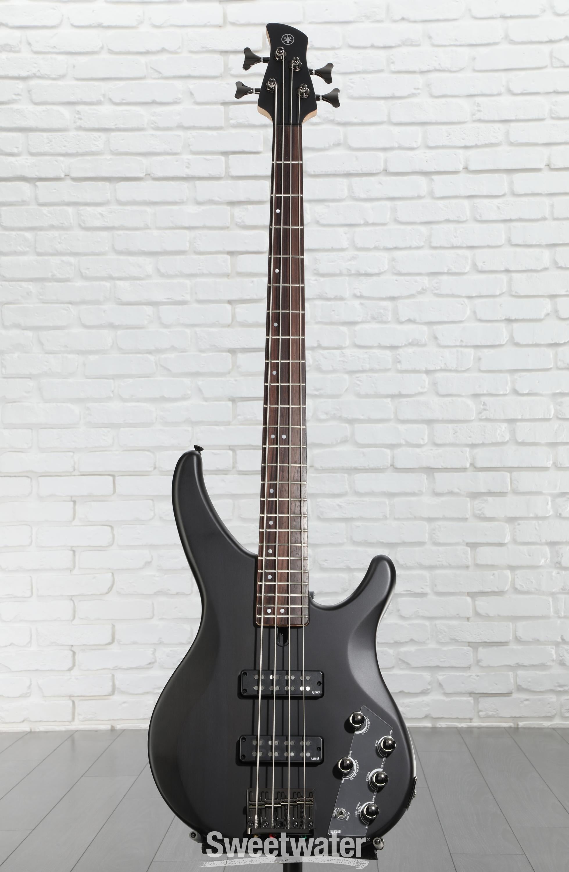 yamaha trbx504 ブラック Yamaha TRBX504 4-string Bass Guitar - Translucent Black | Sweetwater