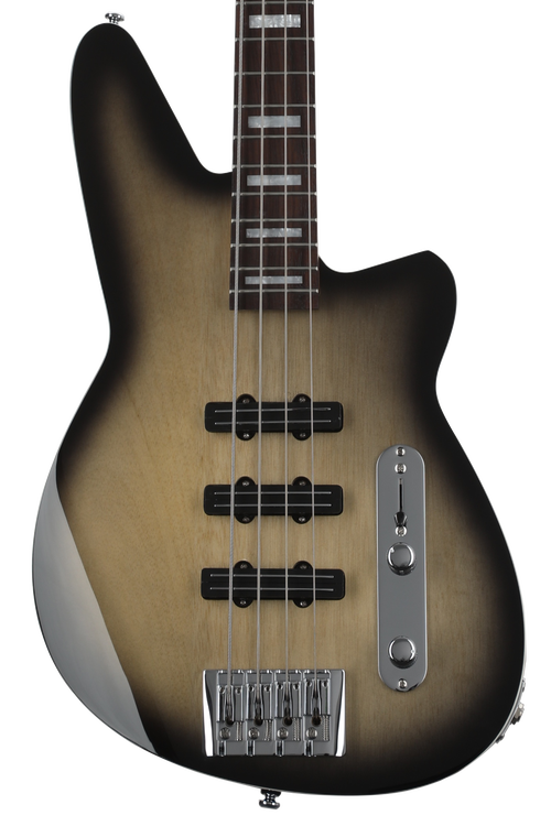 Reverend Triad Electric Bass Korina Burst