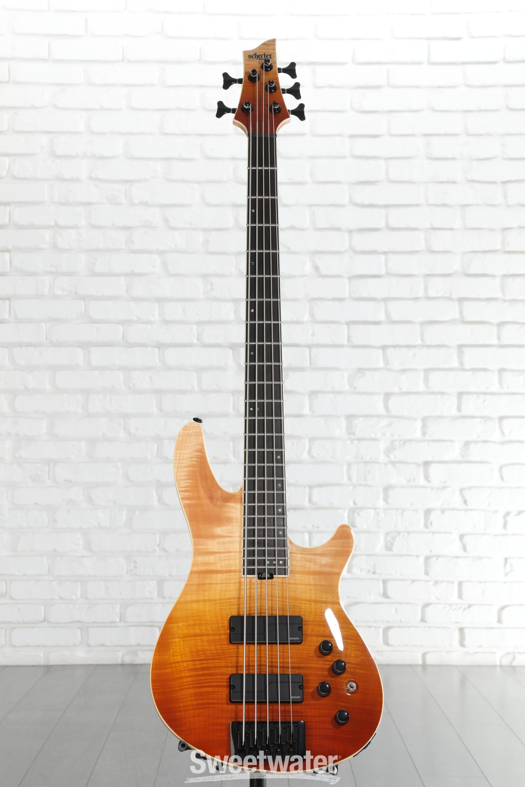 【エレキベース 5弦】 Schecter SLS Elite-5 林 Schecter Guitar Research SLS Elite-5 5-String Electric Bass Black