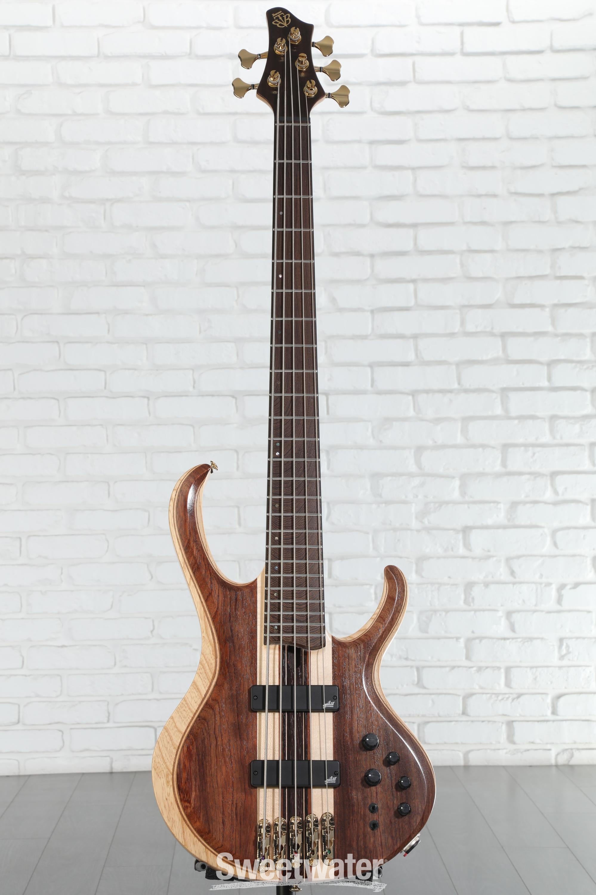 Ibanez Premium BTB1835 Bass Guitar - Natural Shadow Low Gloss