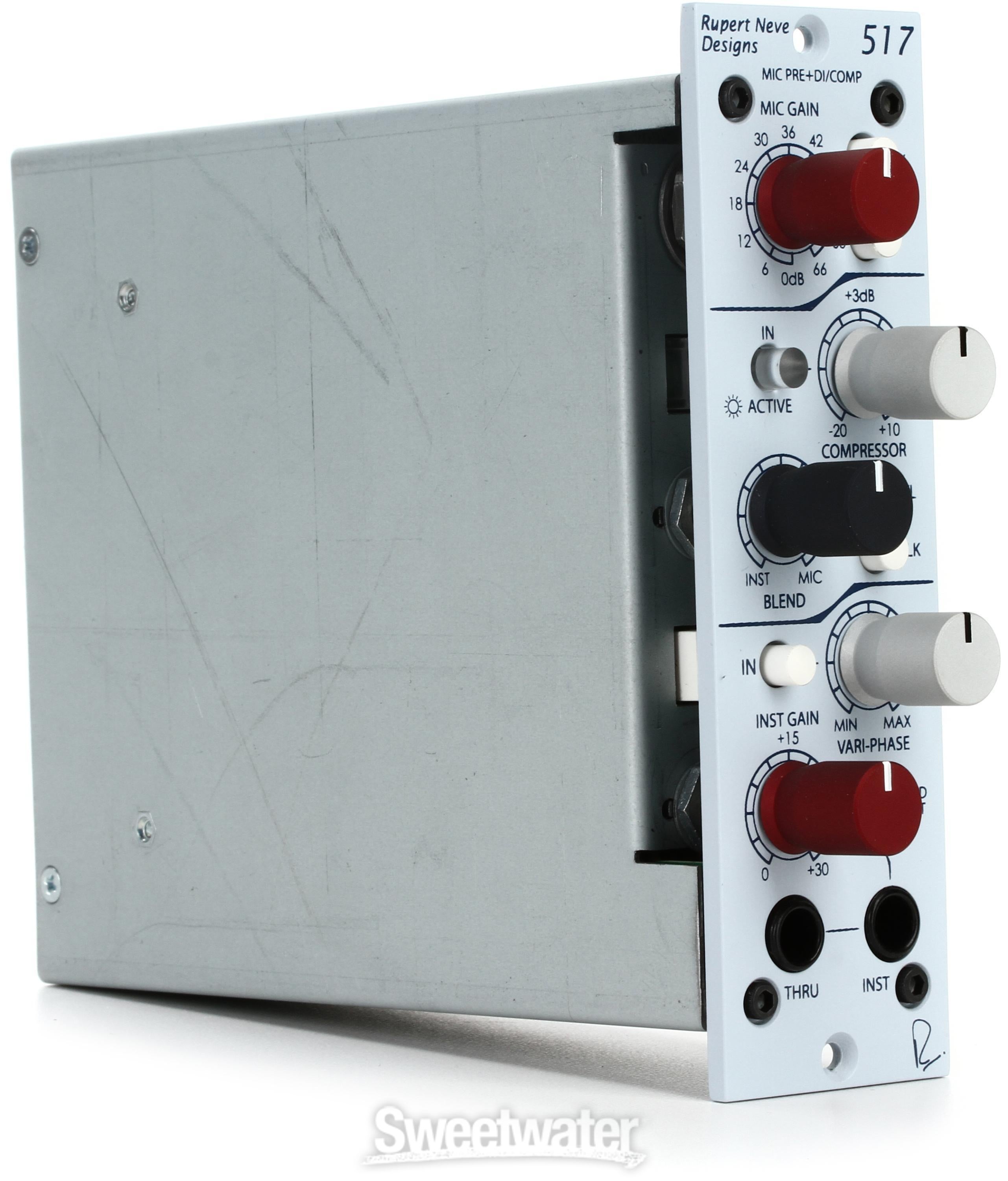 Rupert Neve Designs 517 500 Series Microphone Preamp u0026 Compressor |  Sweetwater