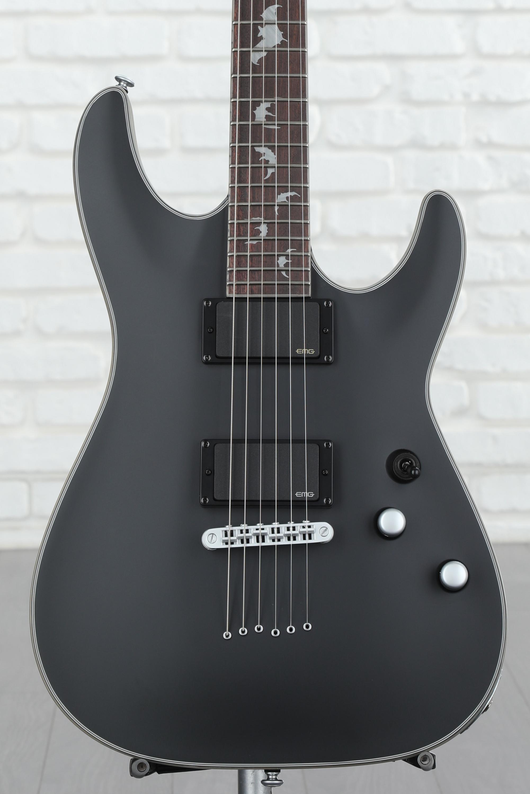 Schecter Damien Platinum 6 Electric Guitar - Satin Black