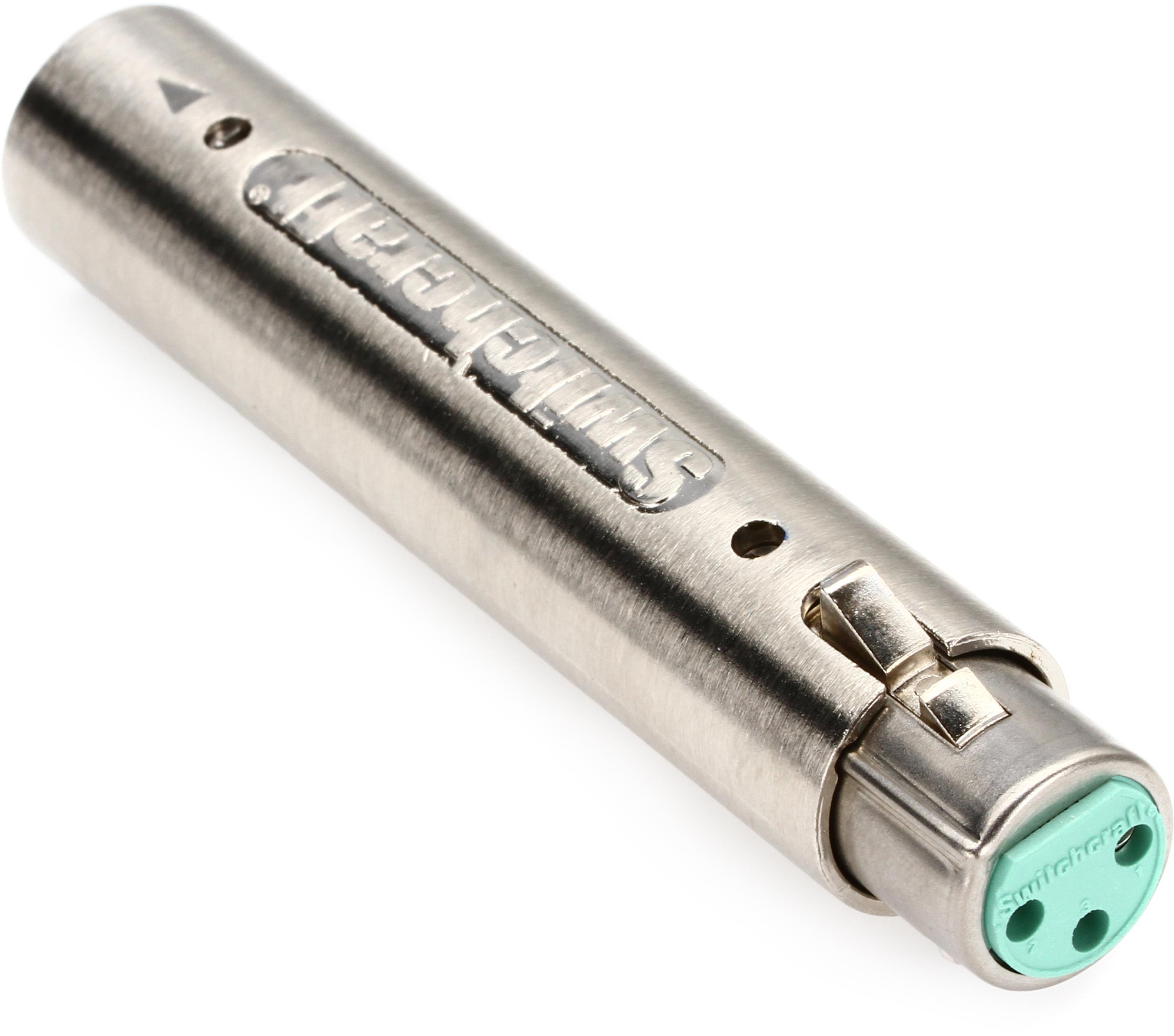 Photo of Switchcraft S3F5MPKG DMX Barrel Adapter 3 Pin Female To 5 Pin Male