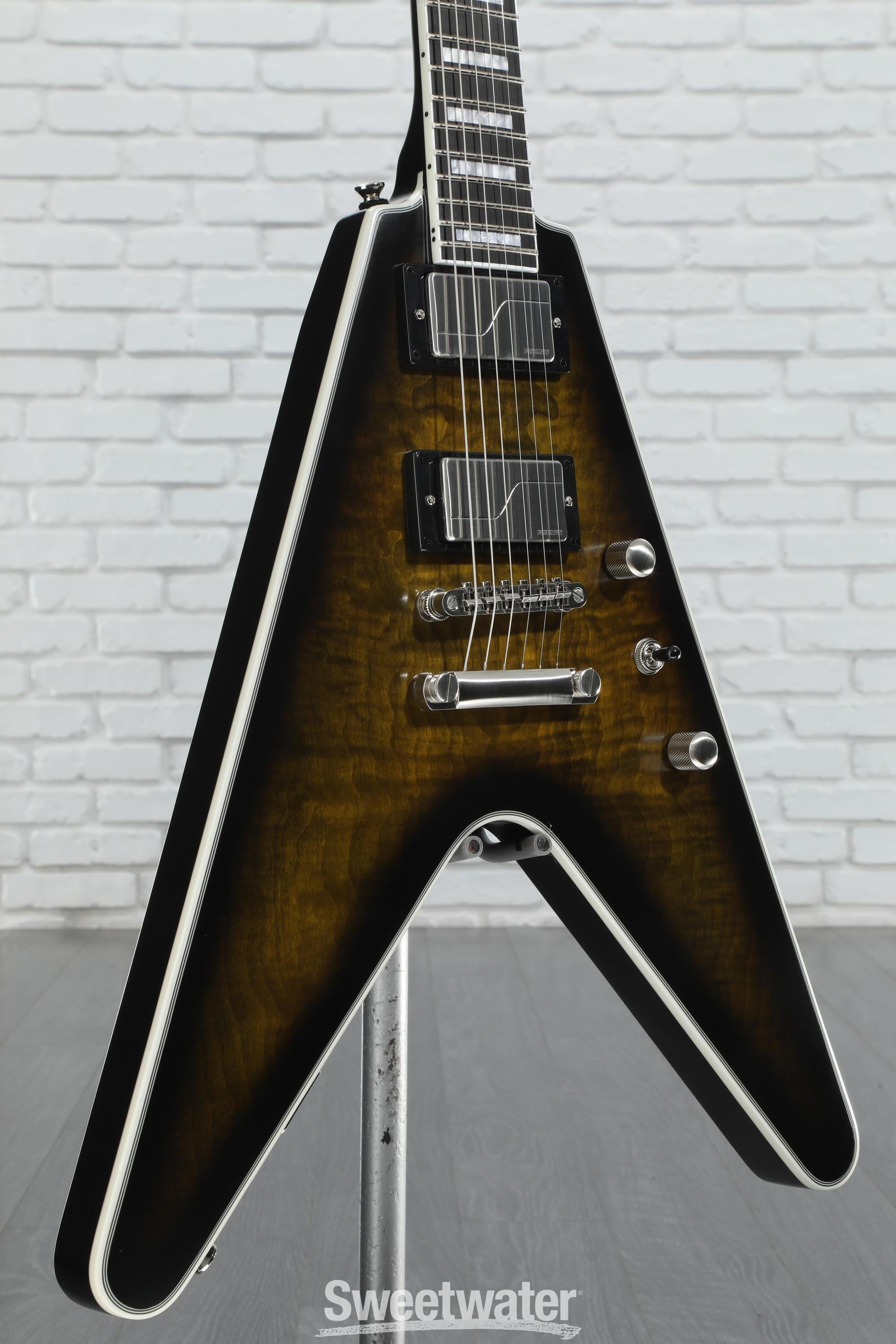 Epiphone Flying V Prophecy Electric Guitar - Yellow Tiger