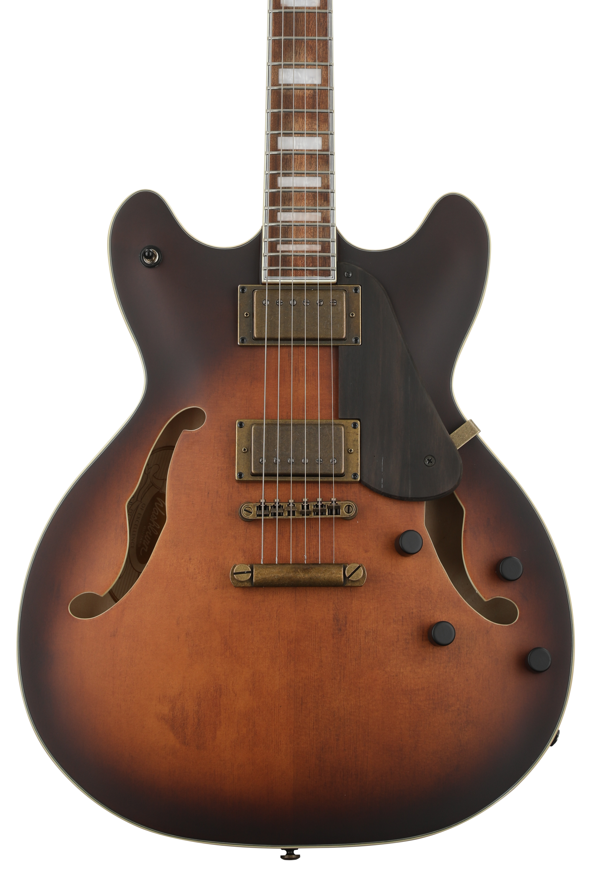 Washburn Hollowbody HB36 Semi-Hollow - Vintage Sunburst | Sweetwater