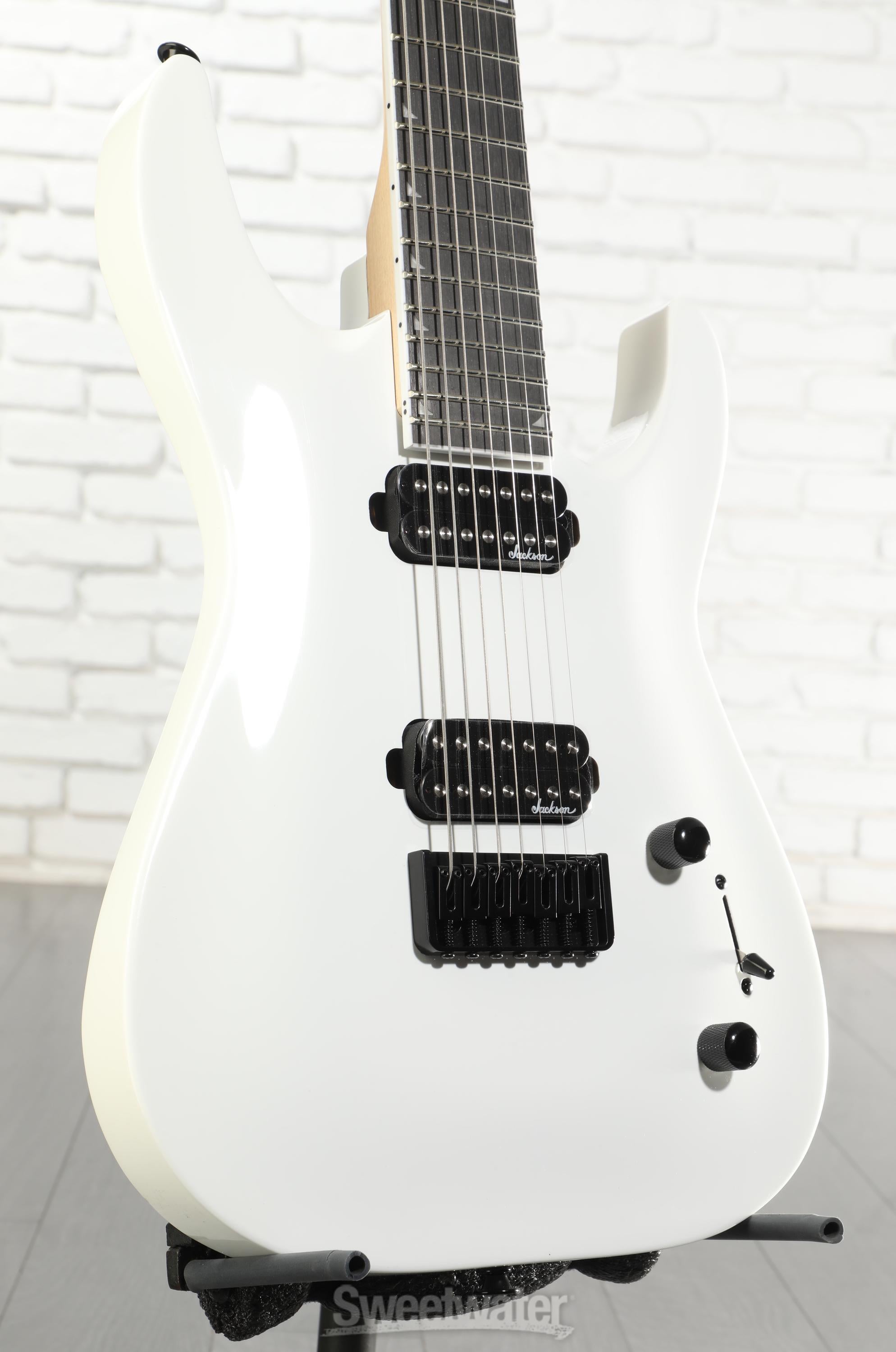 Jackson JS32-7 White 純正ソフトケース付き Jackson Dinky Arch Top JS32-7 DKA HT - Snow White | Sweetwater