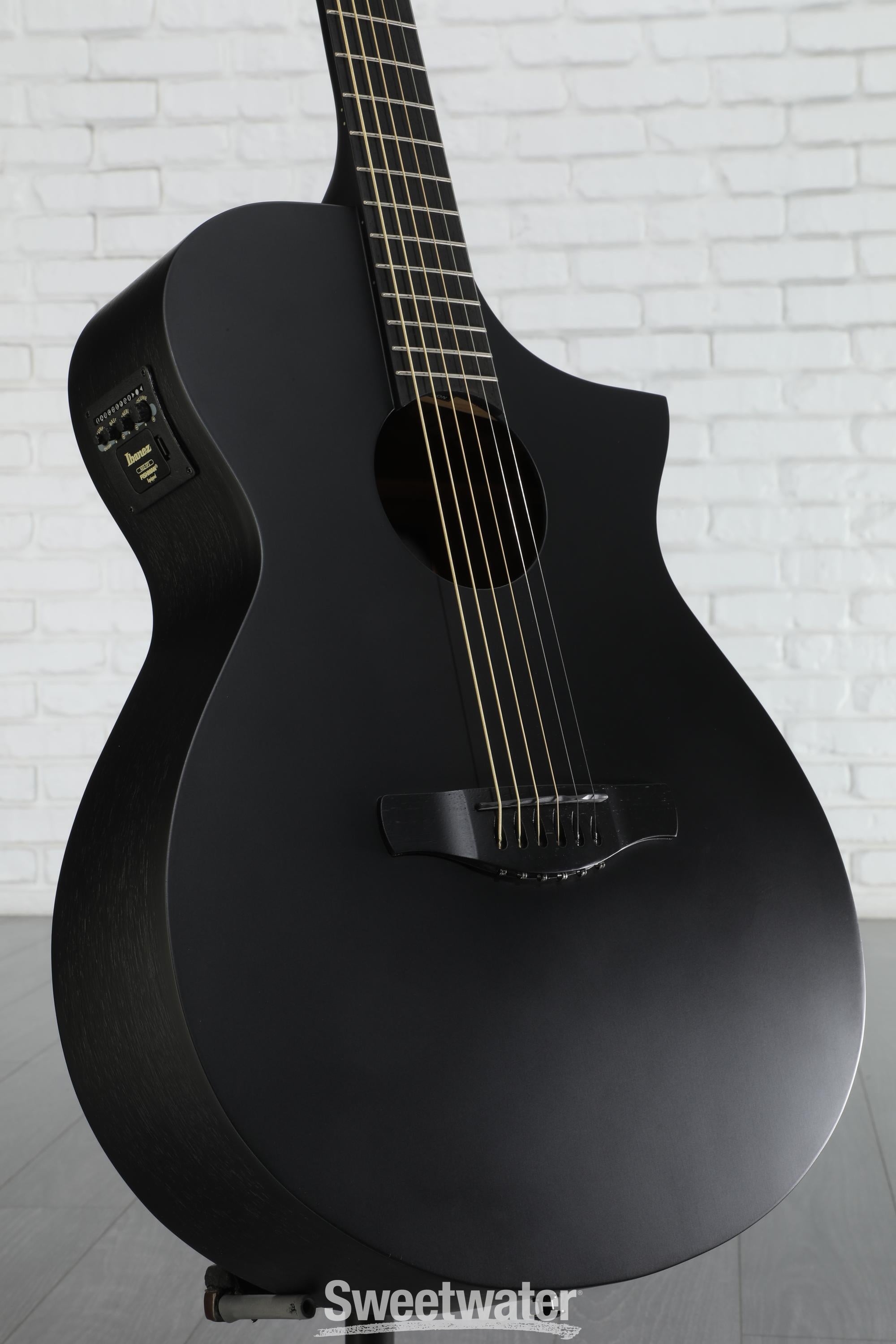 Ibanez AEWC621 Acoustic-electric Guitar - Black Out | Sweetwater