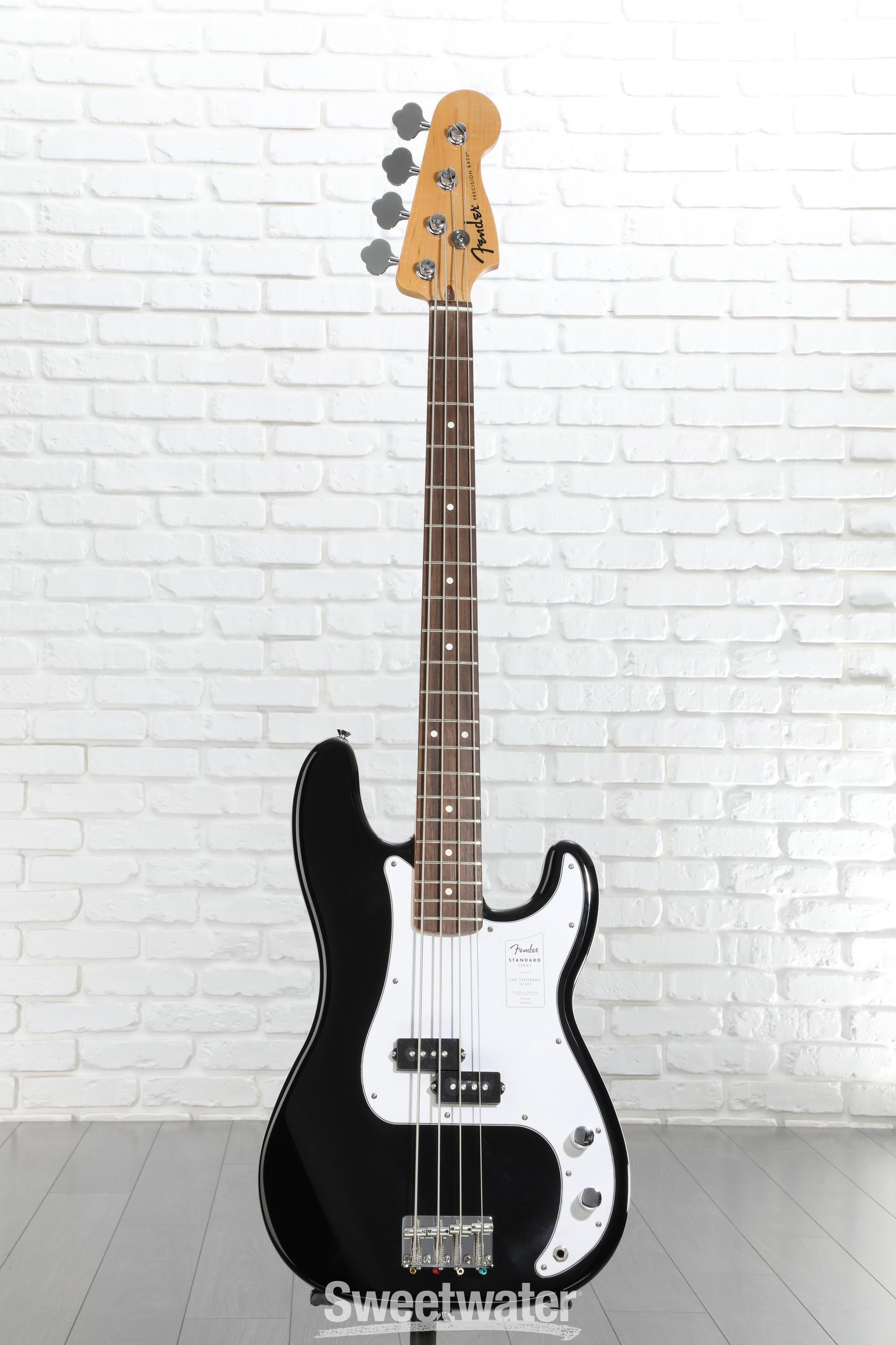 Fender Standard Precision Bass - Black, Laurel Fingerboard