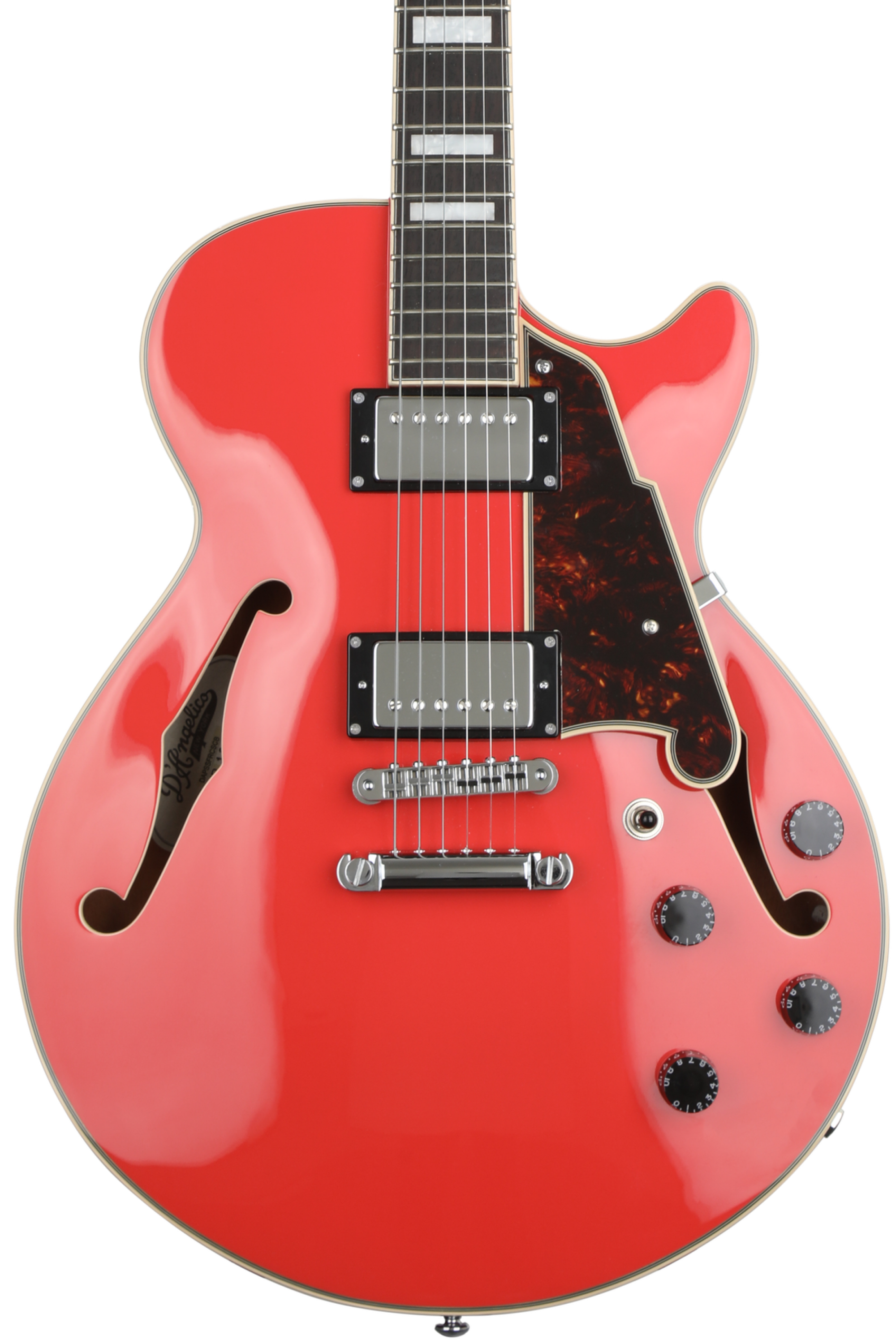 D'Angelico Premier SS - Fiesta Red with Stopbar Tailpiece | Sweetwater