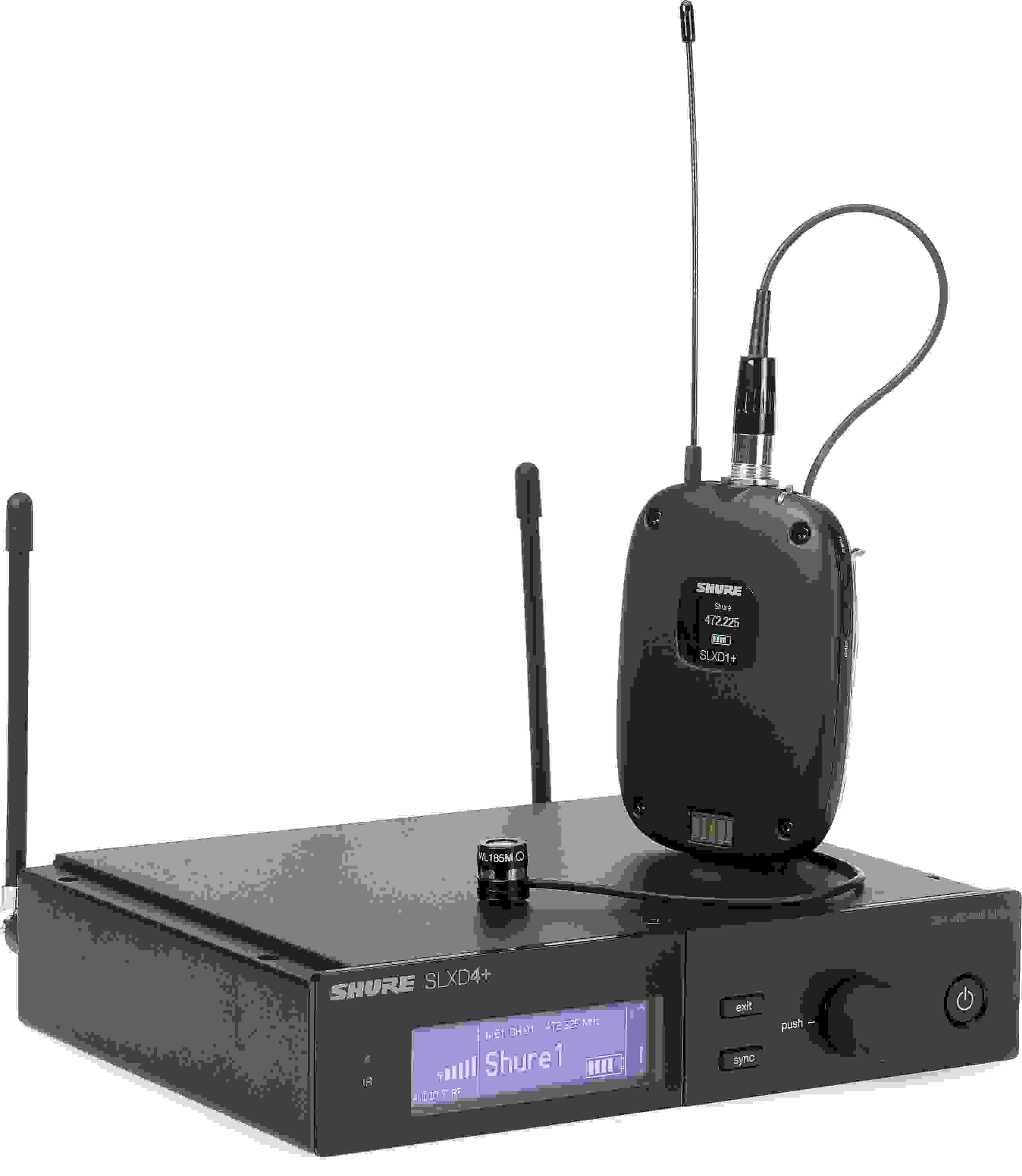 Shure SLXD14+/85M Wireless Lavalier Microphone System - G57 Band