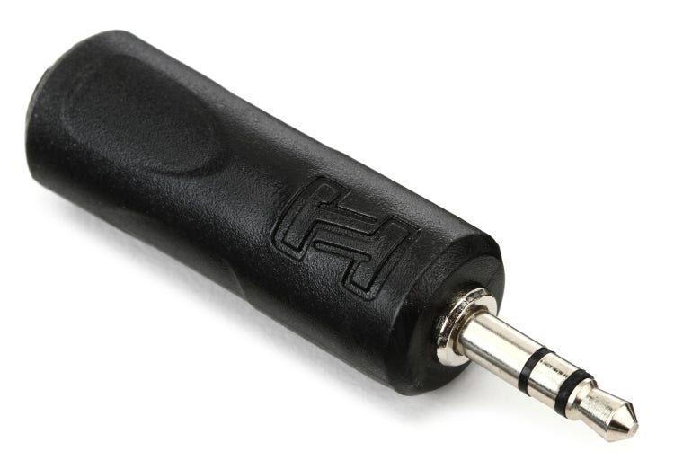 Hosa GMP-112 3.5mm TRS Male to 1/4 inch TRS Female Headphone Adapter