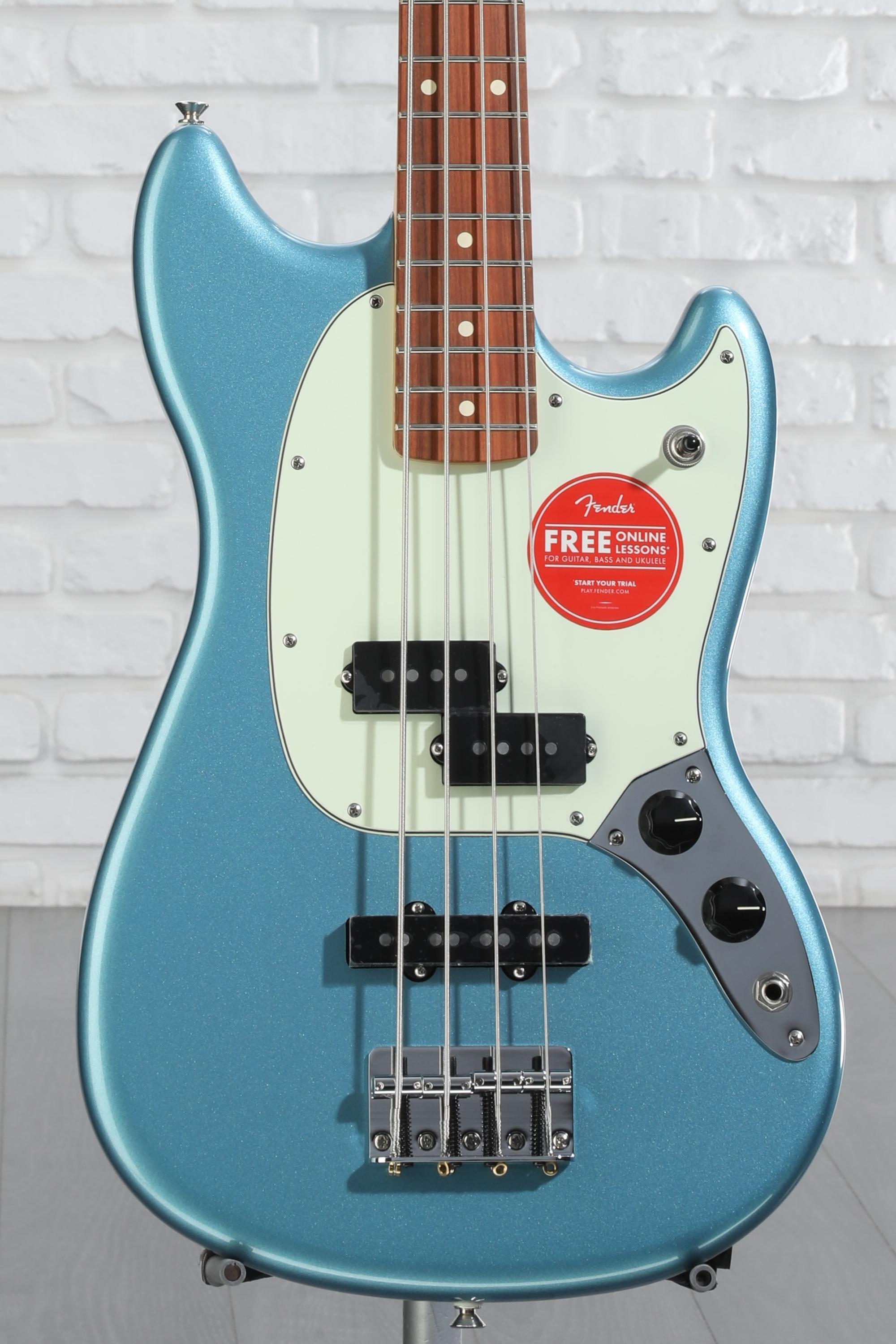 Fender Special Edition Mustang PJ Bass - Tidepool with Pau