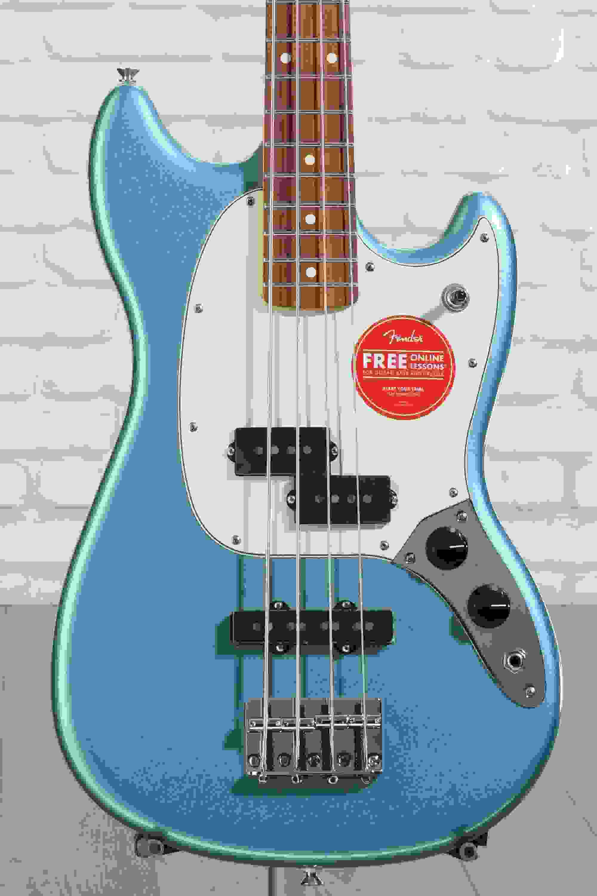 Fender Special Edition Mustang PJ Bass - Tidepool with Pau Ferro Fingerboard - Sweetwater Exclusive in the USA