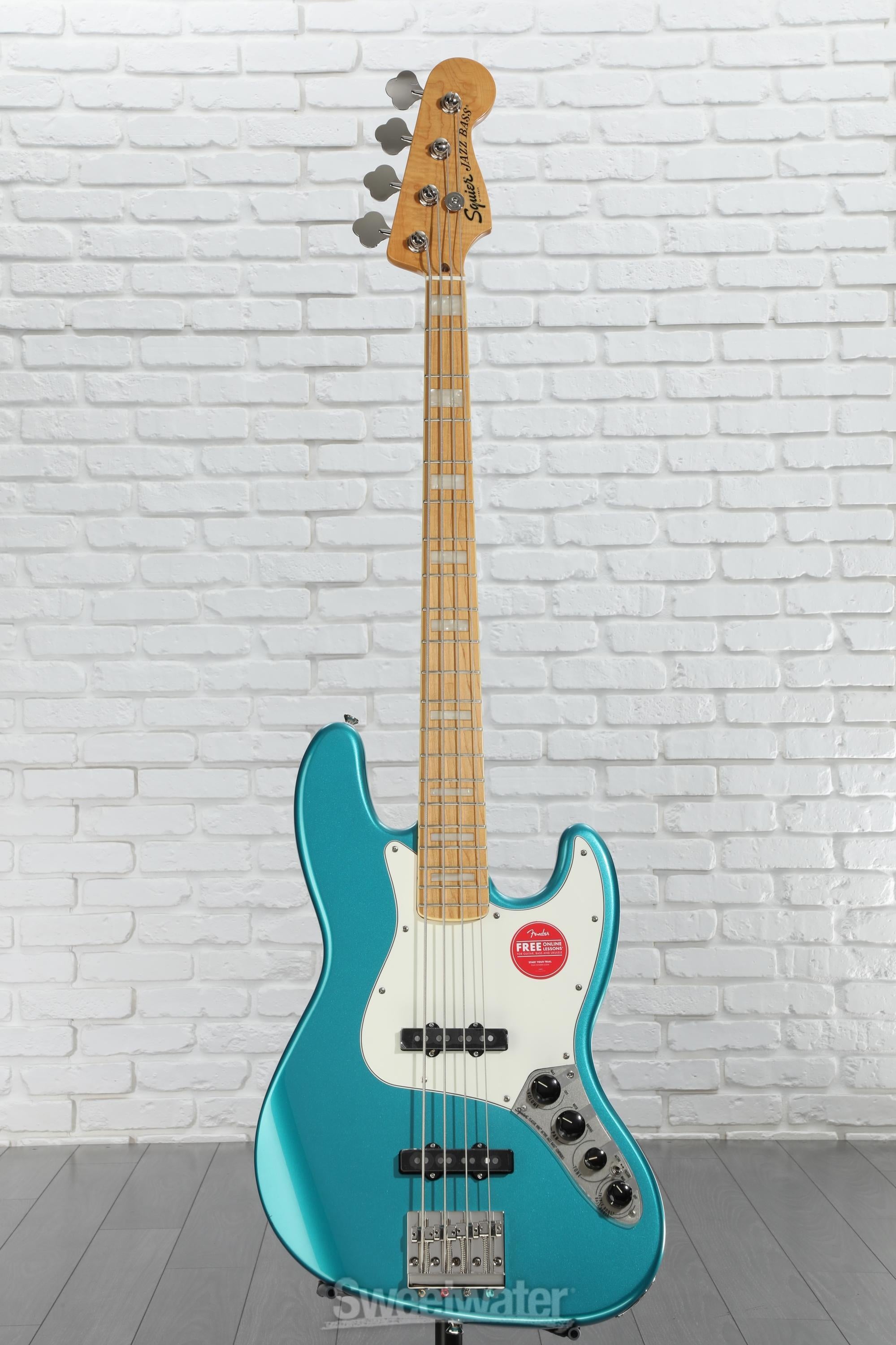 Squier Classic Vibe Active '70s Jazz Bass - Ocean Turquoise