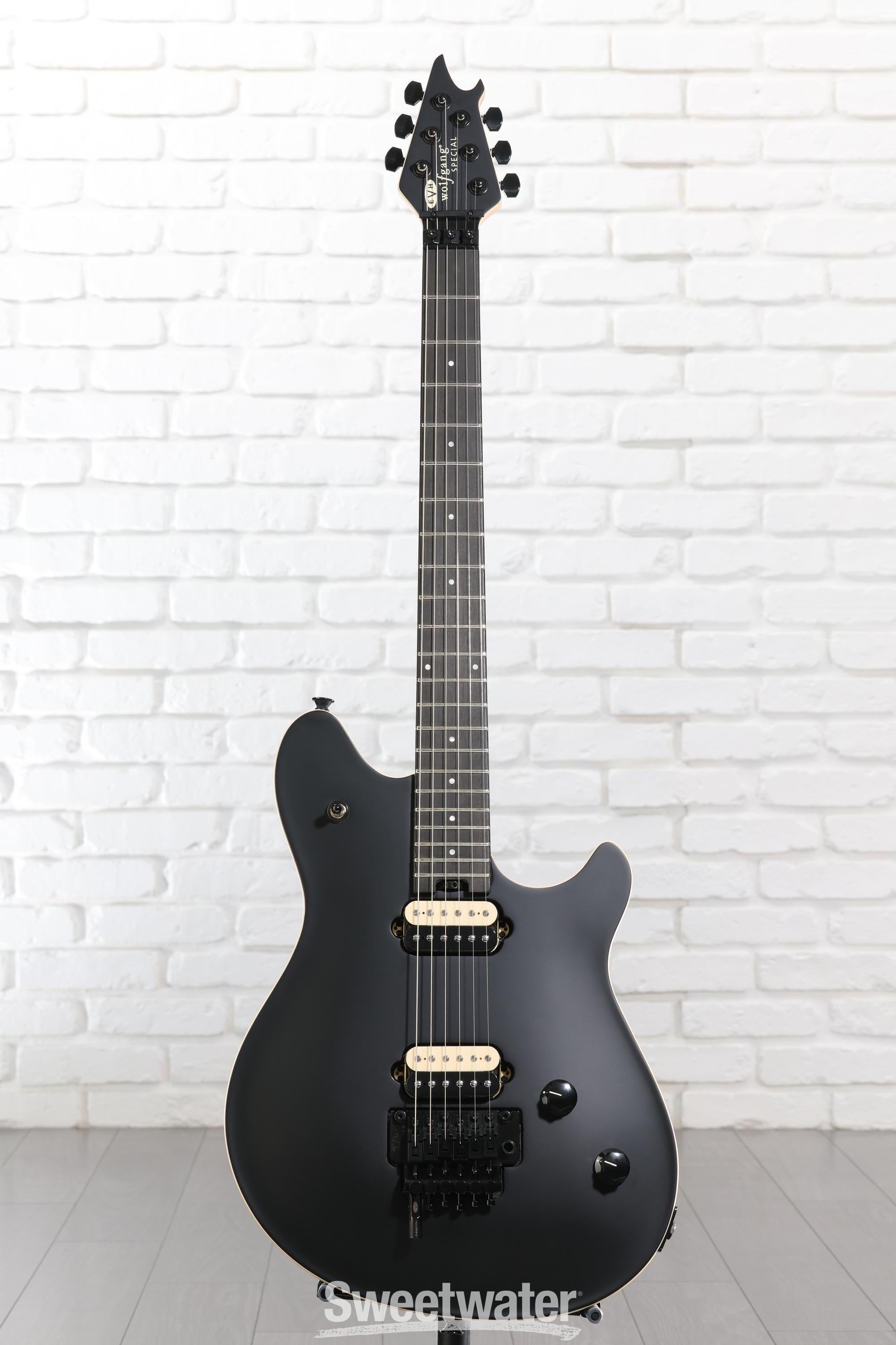 ギター EVH Wolfgang Special Stealth Black Wolfgang® :: Wolfgang® Special, Ebony Fingerboard, Stealth Black