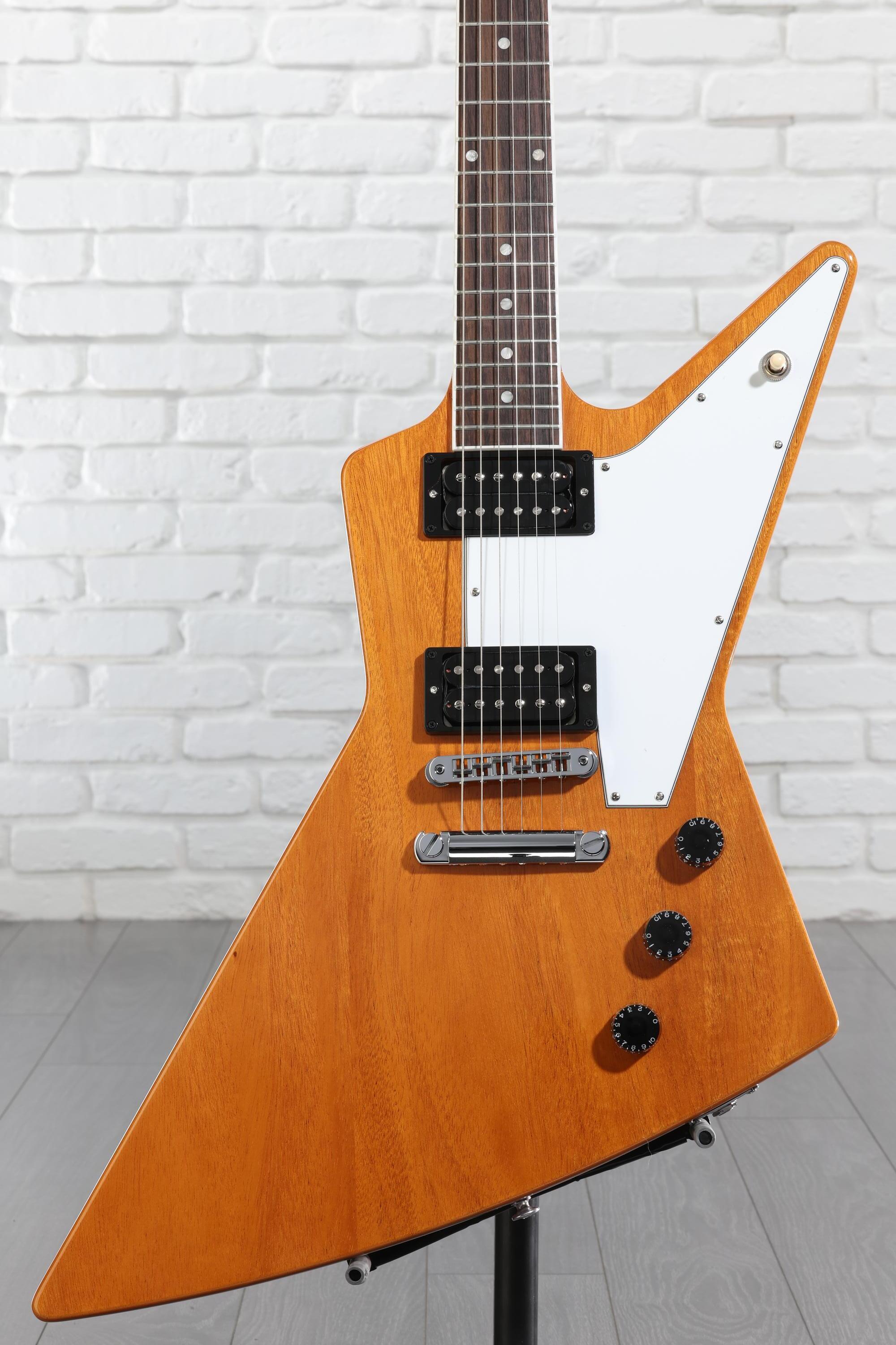 Gibson '70s Explorer Electric Guitar - Antique Natural | Sweetwater